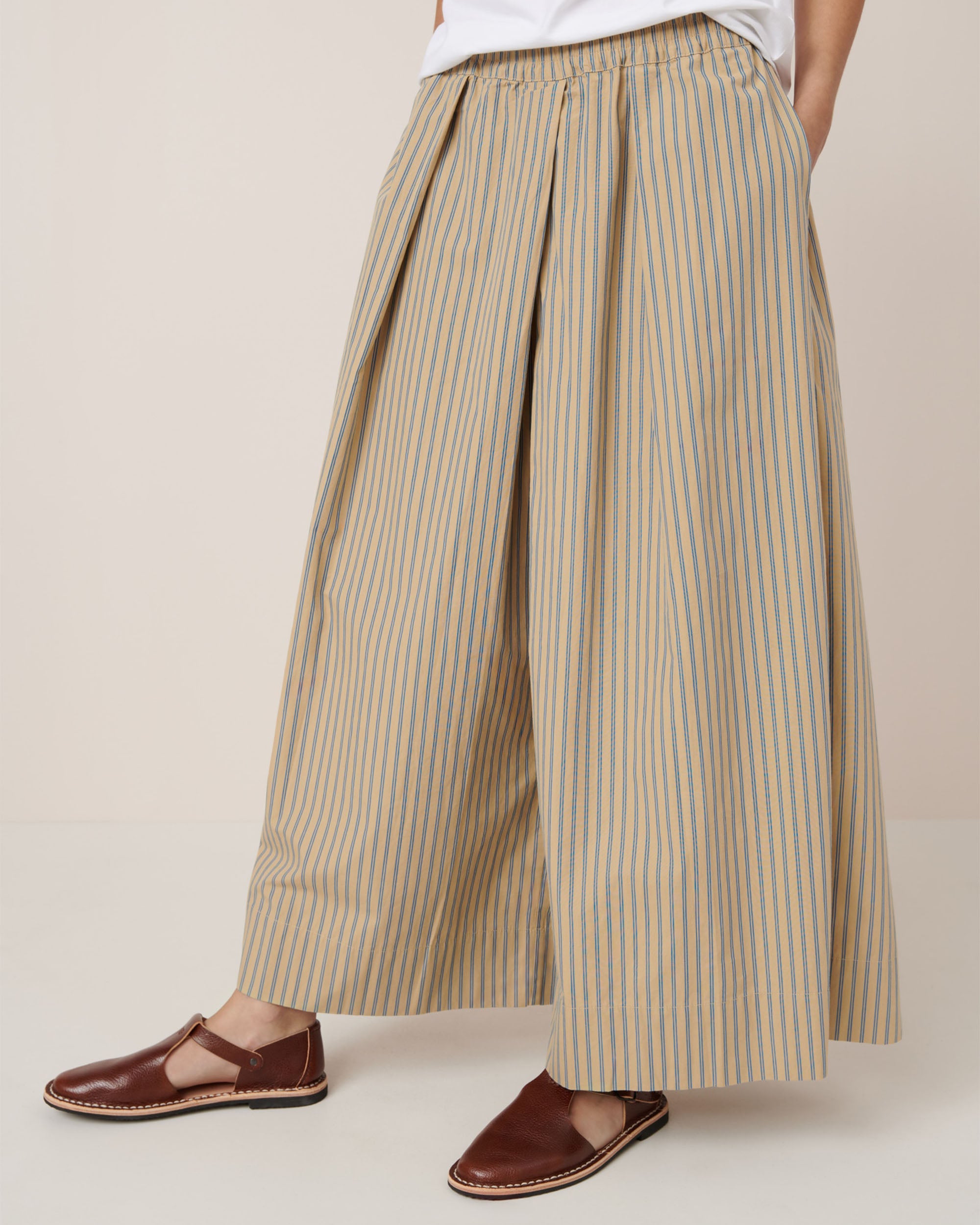 Athena Pant - Double Pinstripe