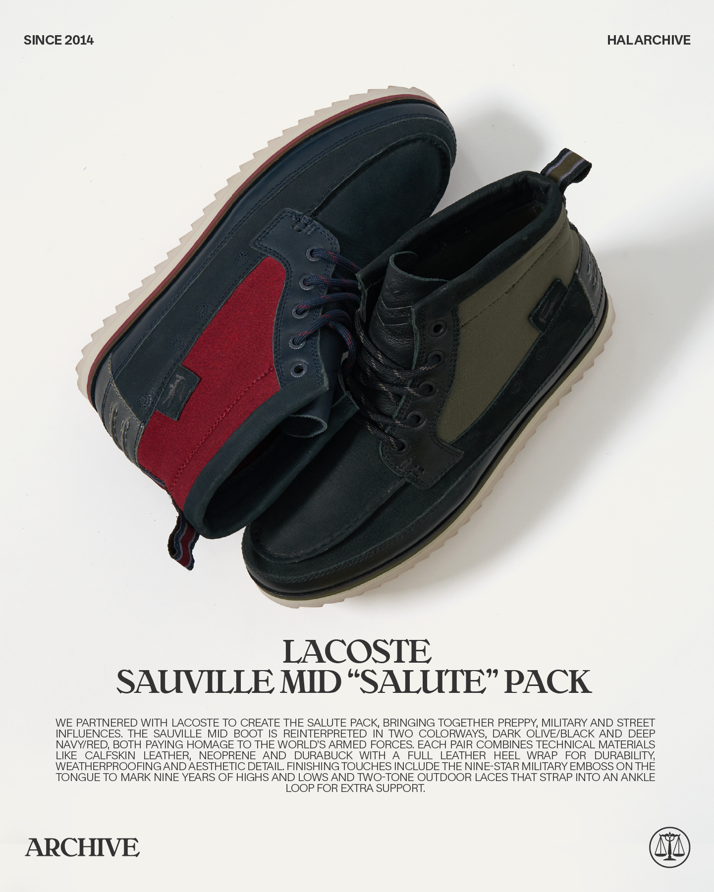 Lacoste Marceau Boot - Olive