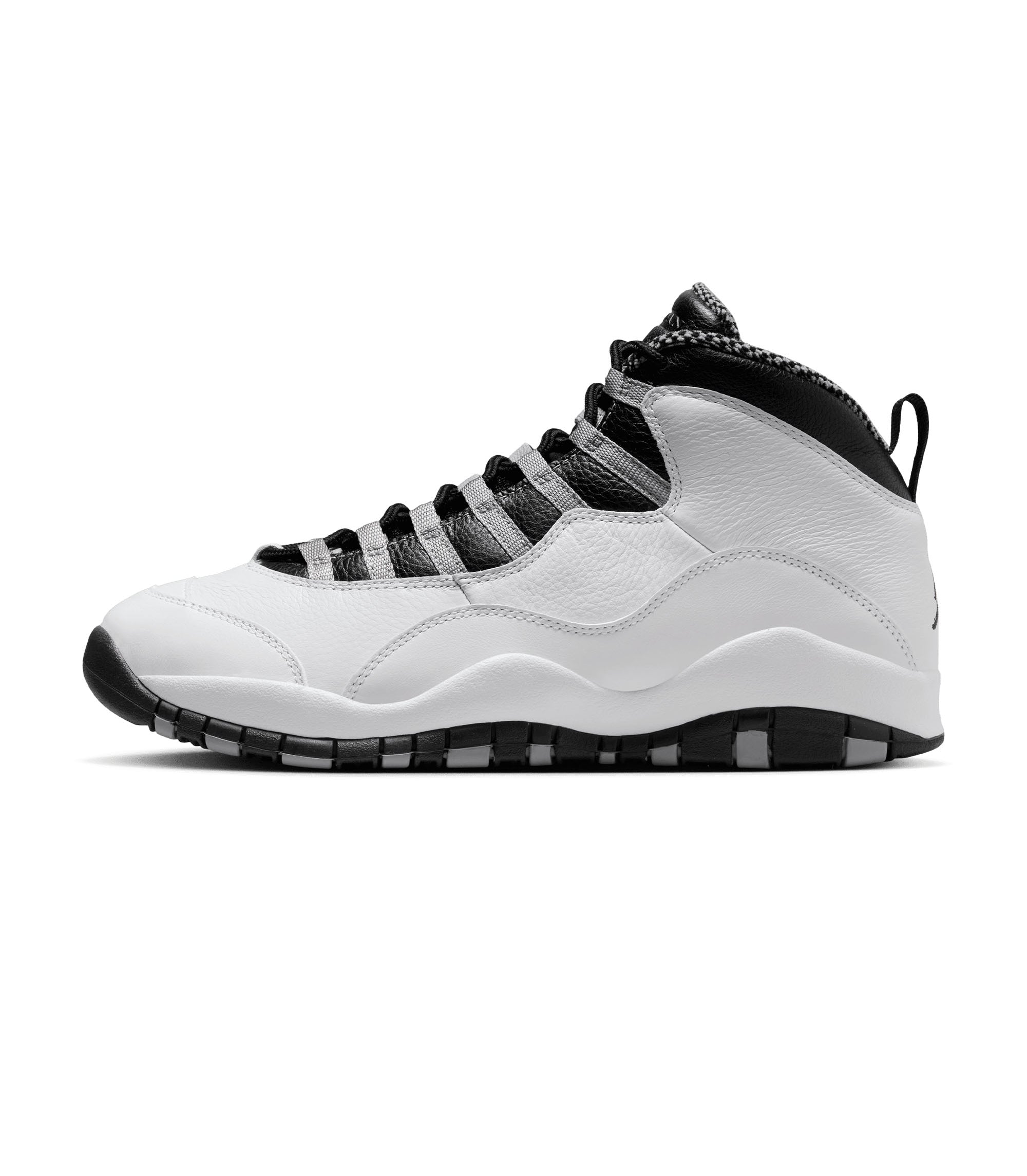 Air Jordan 10 Retro 'Steel Grey' - White / Light Steel Grey / Dark Powder Blue