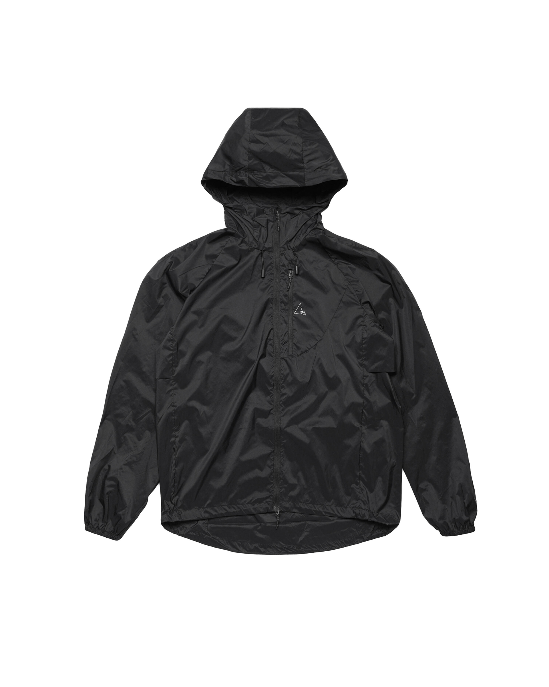 Over Packable Windbreaker Black Reflective HIGHS AND LOWS