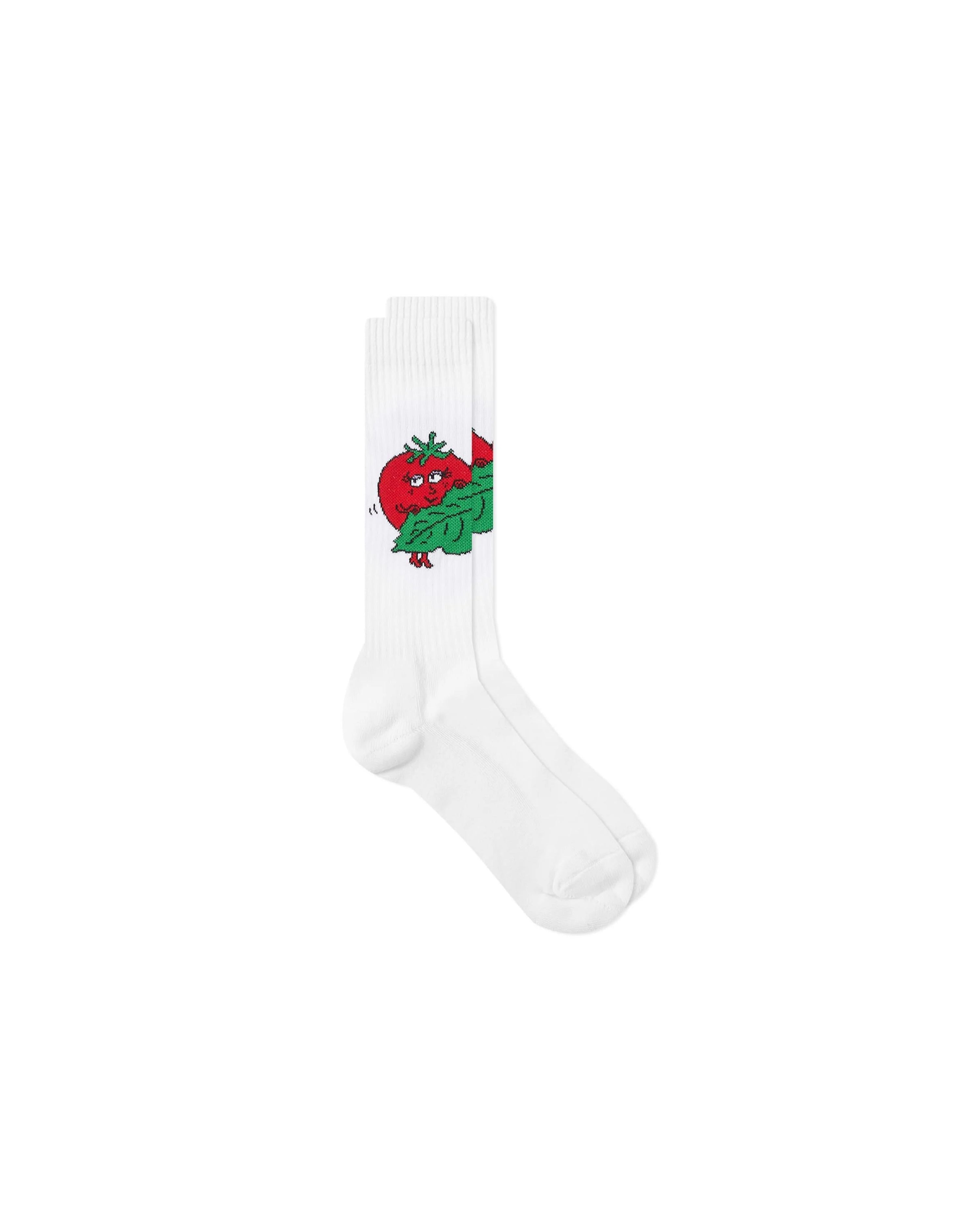 Tomatoes Socks - White