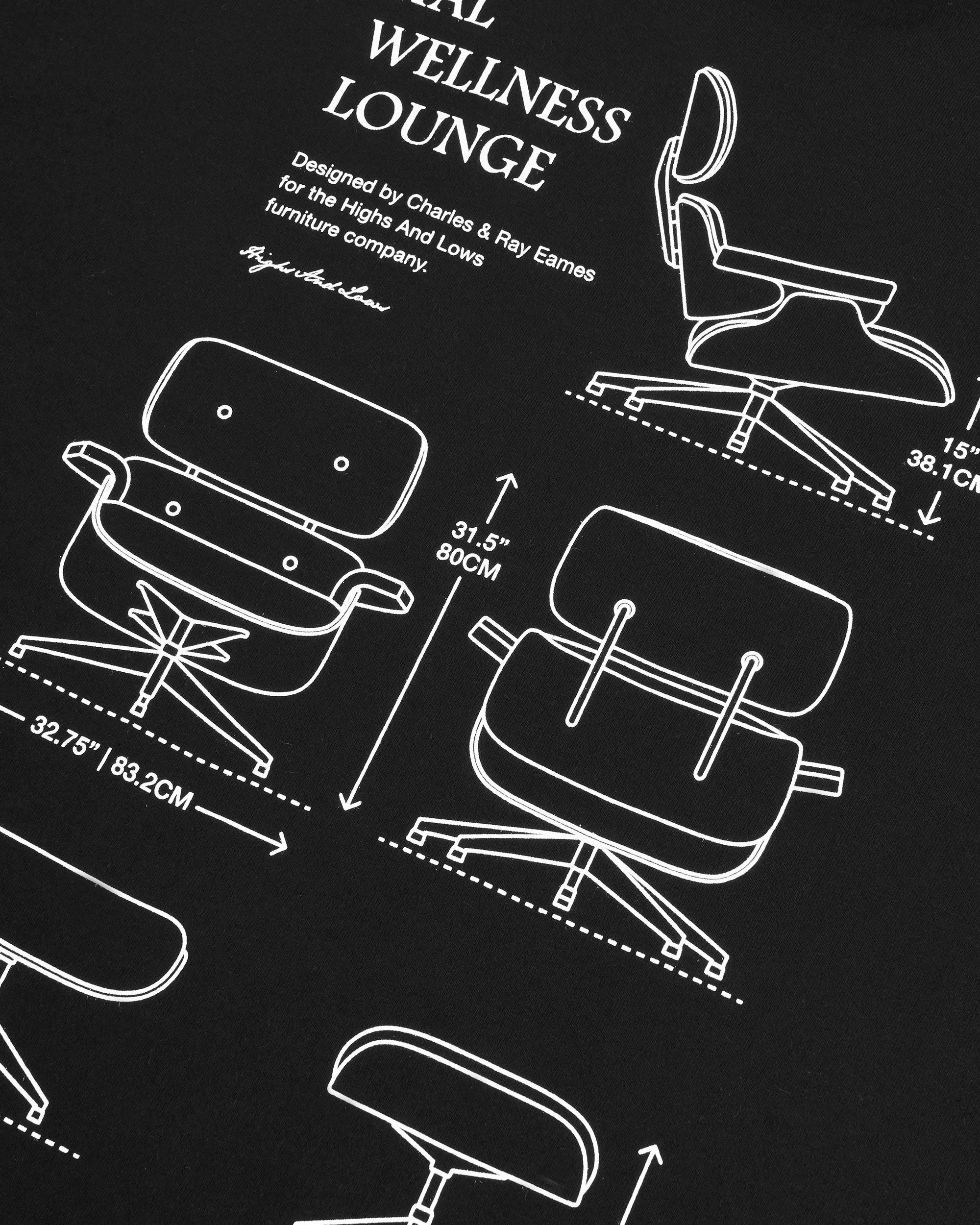HAL WELLNESS LOUNGE T-SHIRT BLACK