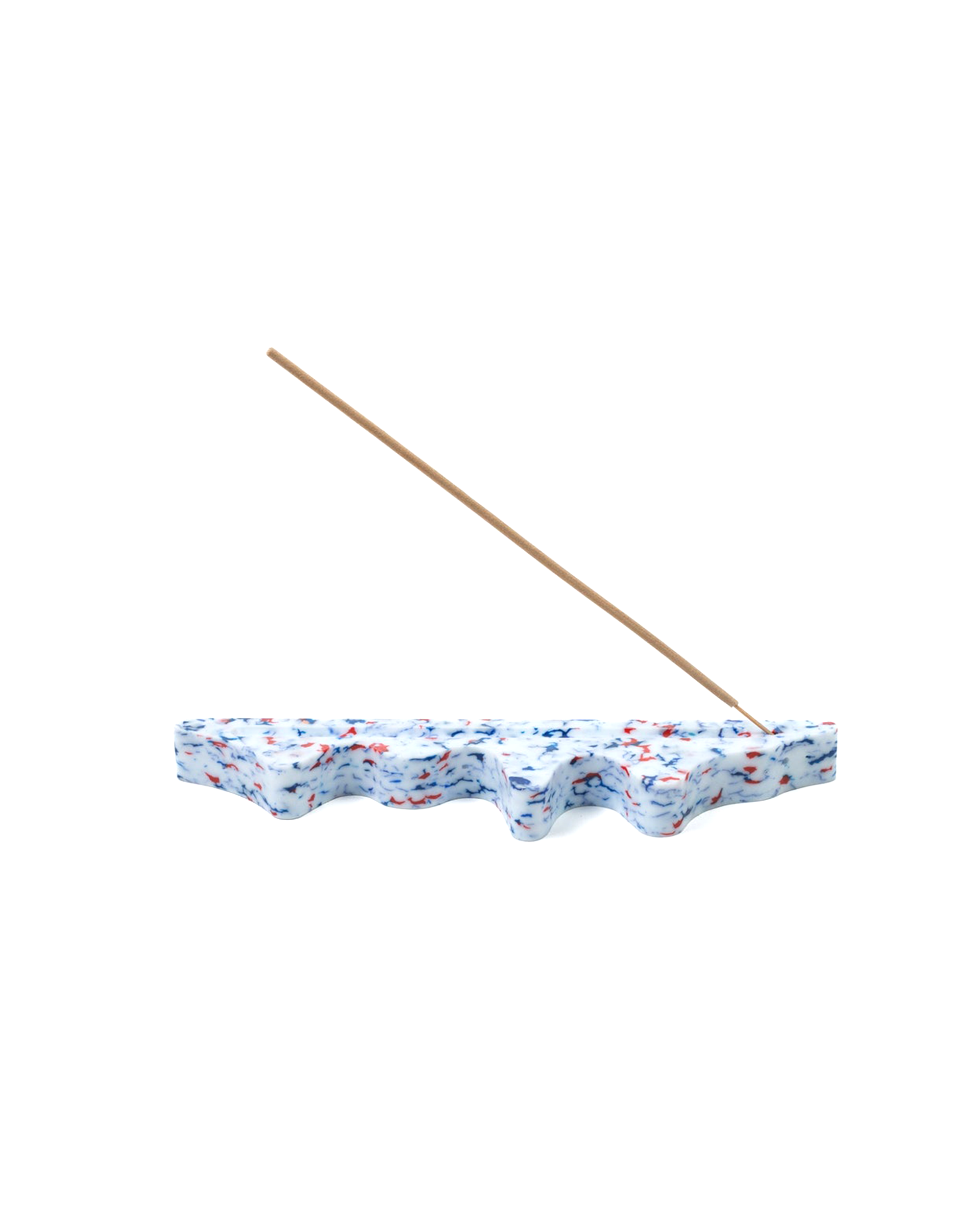 Melting Ecosystems Incense Holder - White Multi