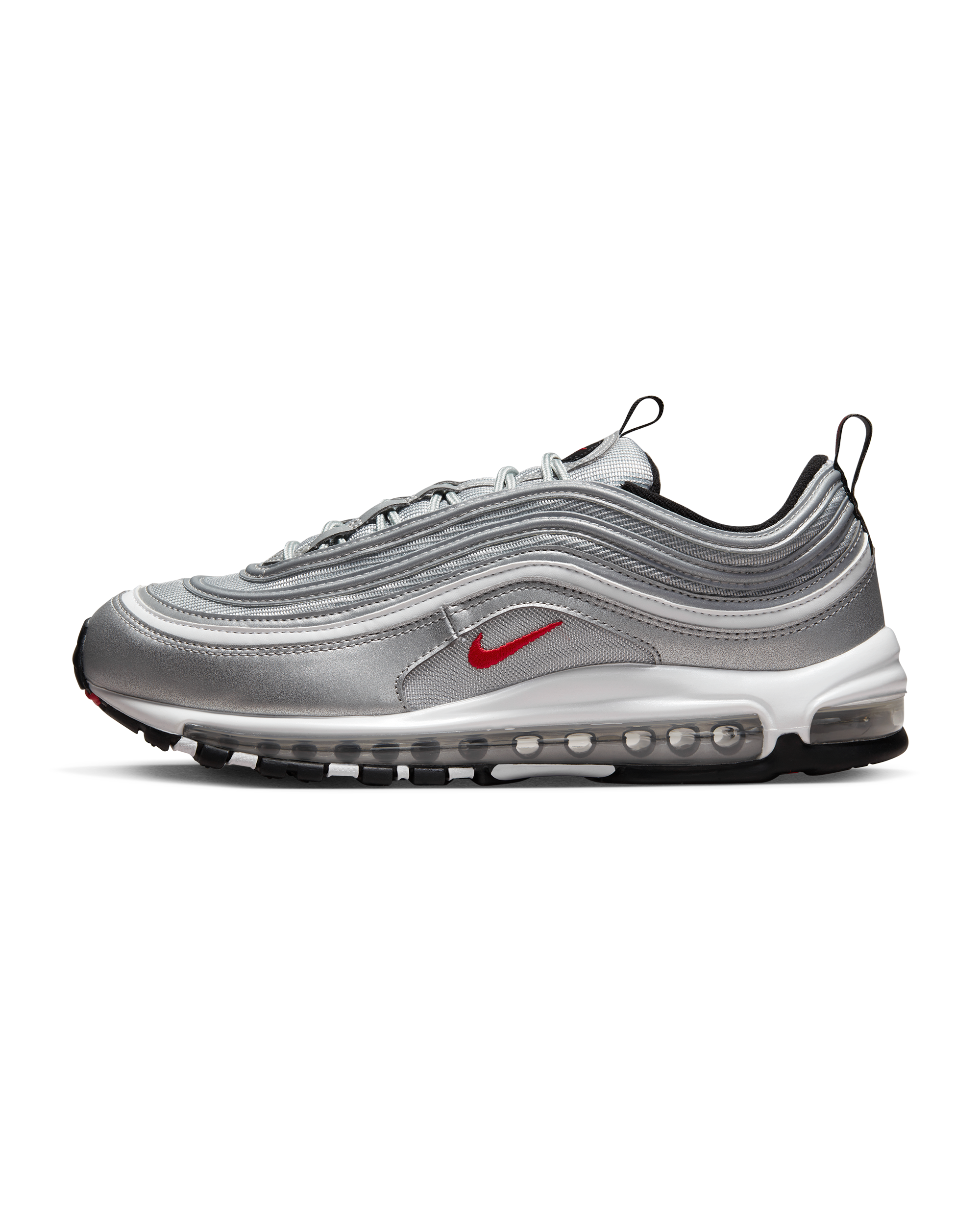 Womens Air Max 97 OG "Silver bullet" - Silver / Red