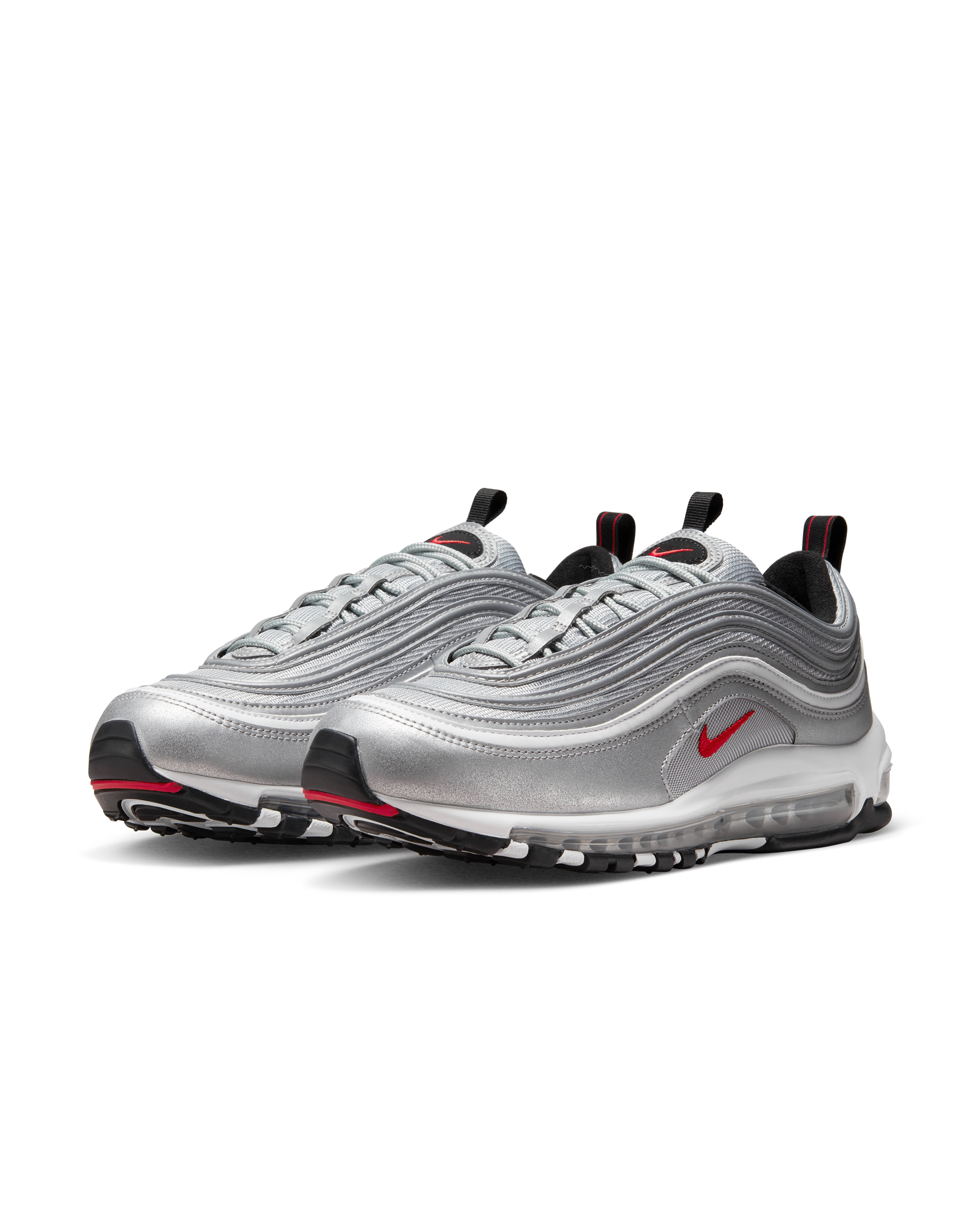 Womens Air Max 97 OG "Silver bullet" - Silver / Red