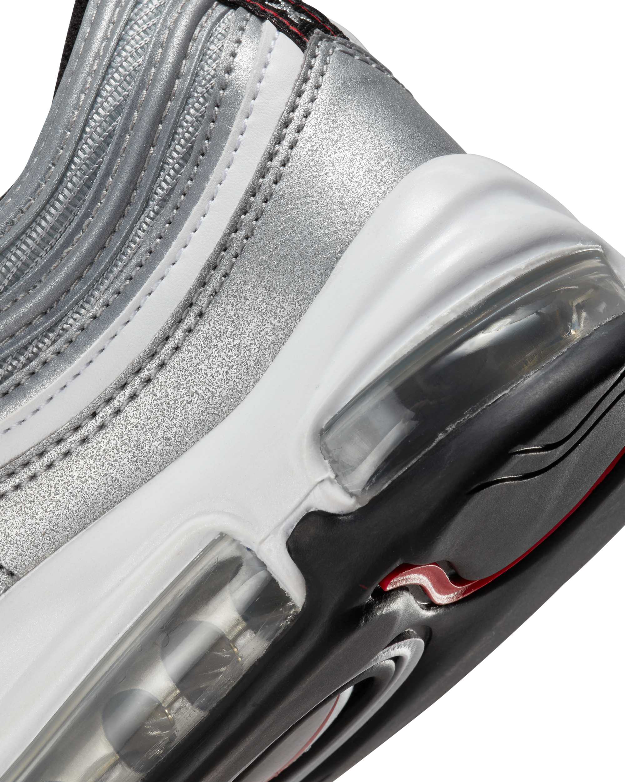 Womens Air Max 97 OG "Silver bullet" - Silver / Red