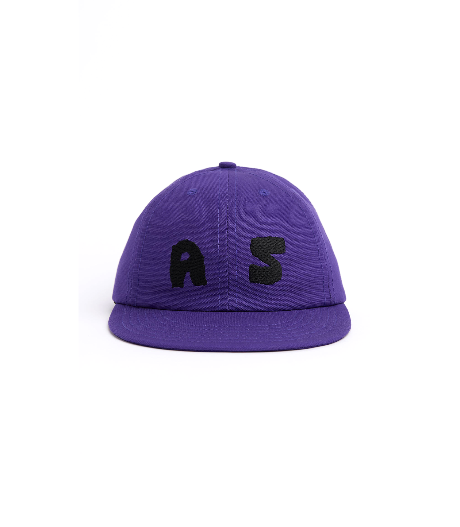 Torn Paper ComfyBoy Special Six Panel Cap - Purple / Black