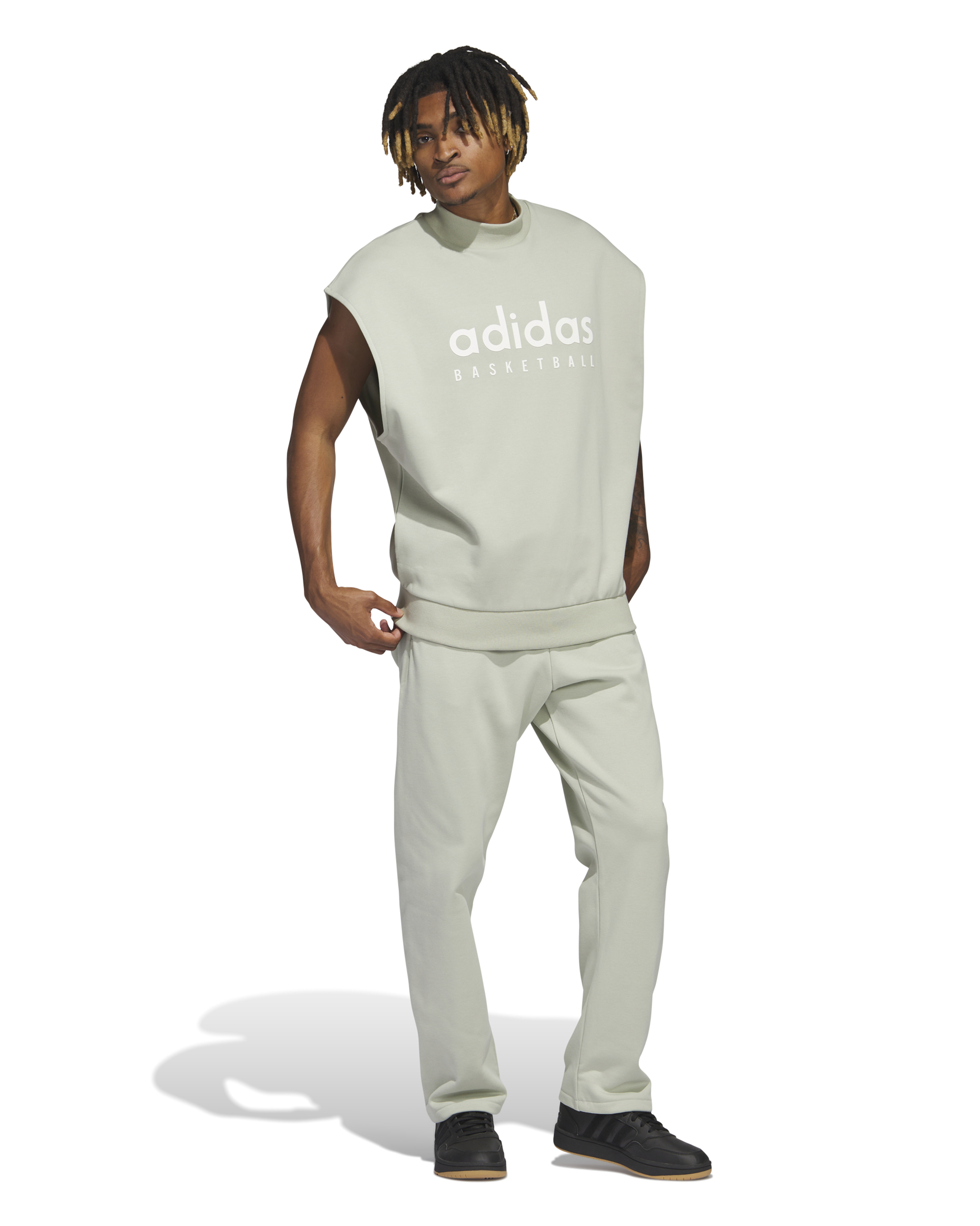 Sleeveless Sweatshirt - Halo Green