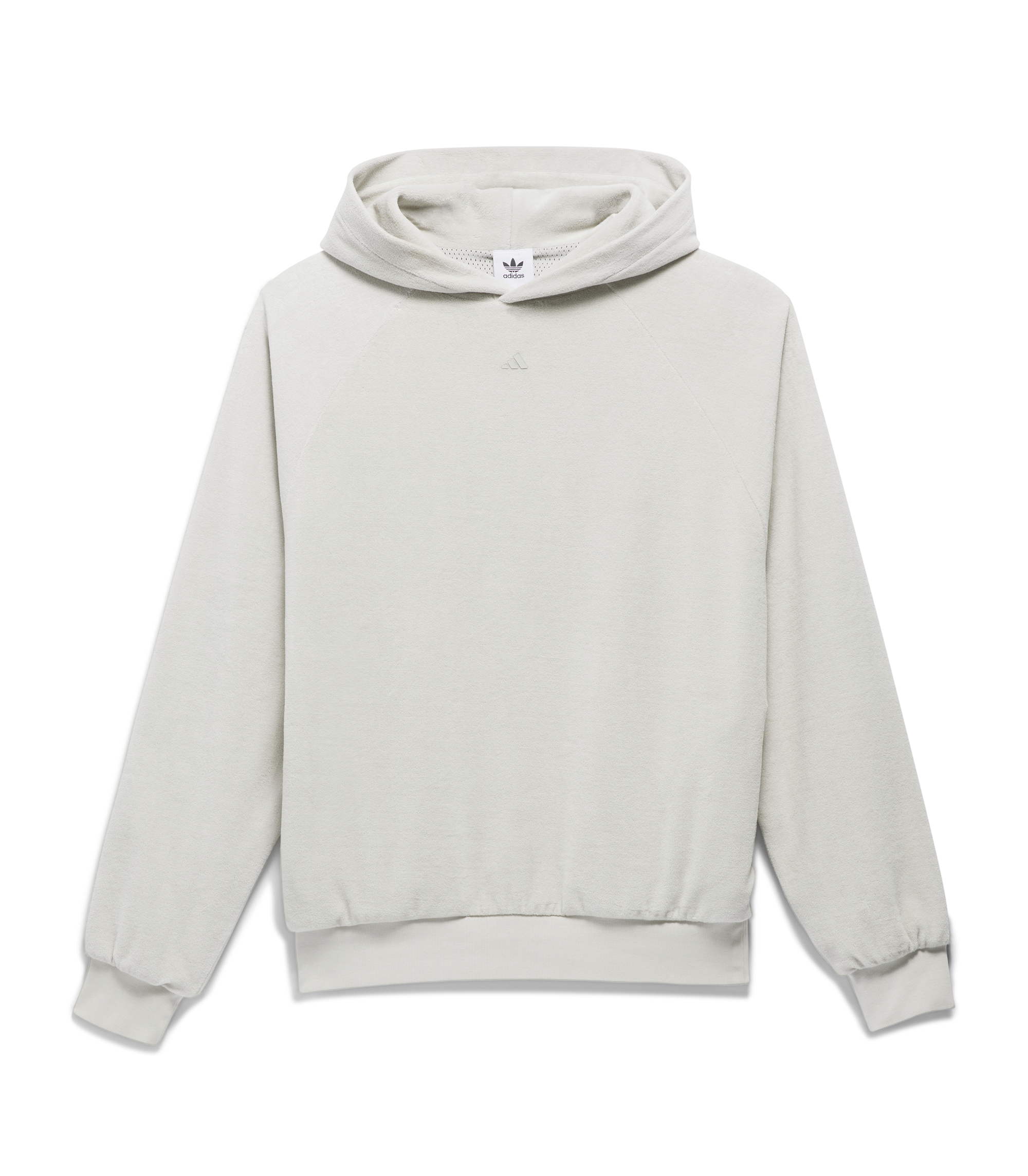 Velour Hooded Sweatshirt - Meteor Gray