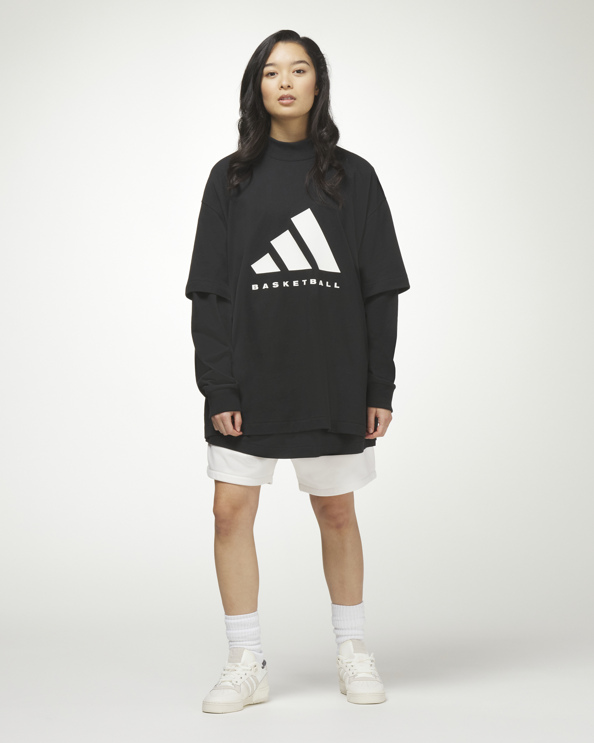 Mockneck T-shirt - Black