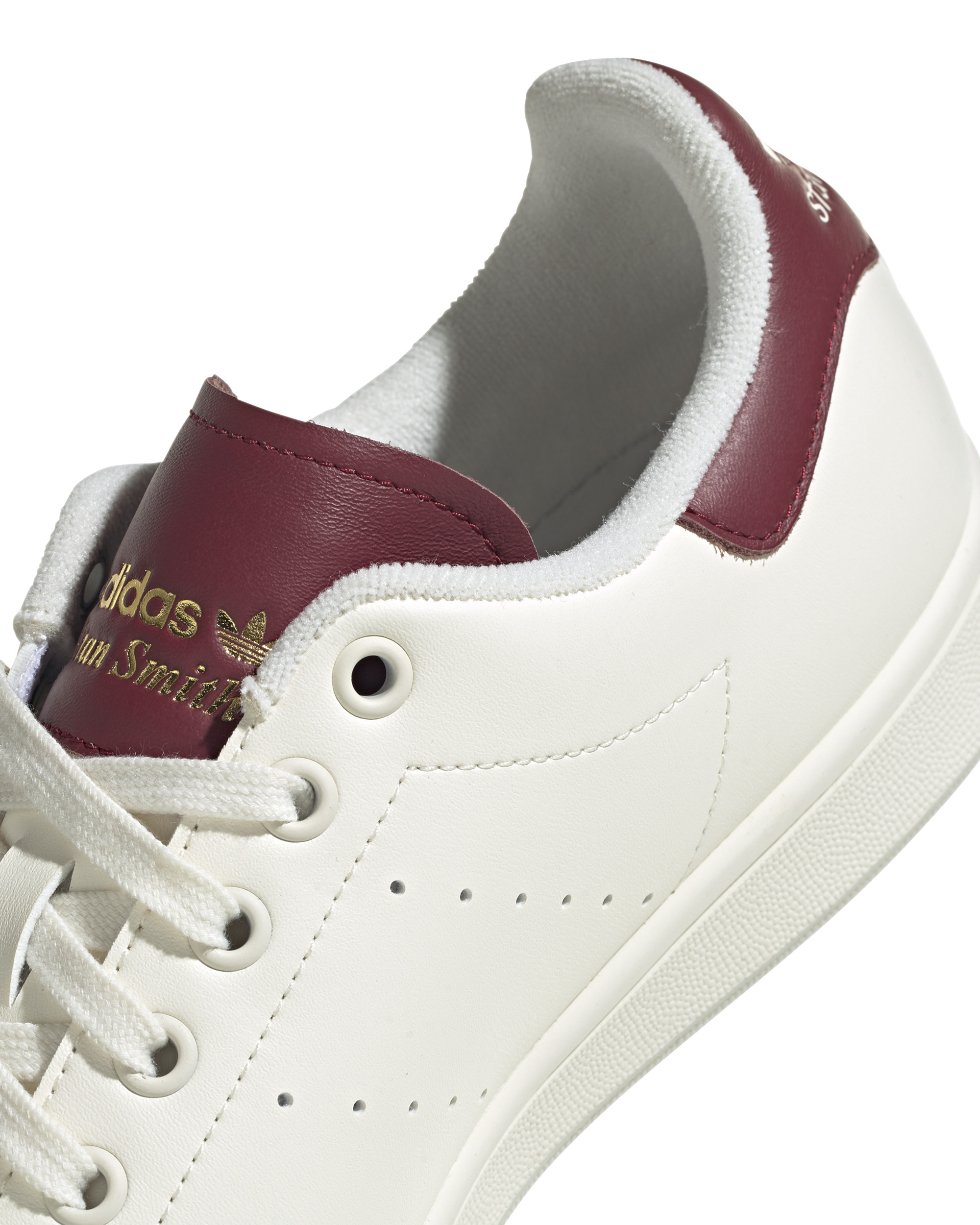 Stan smith white burgundy discount