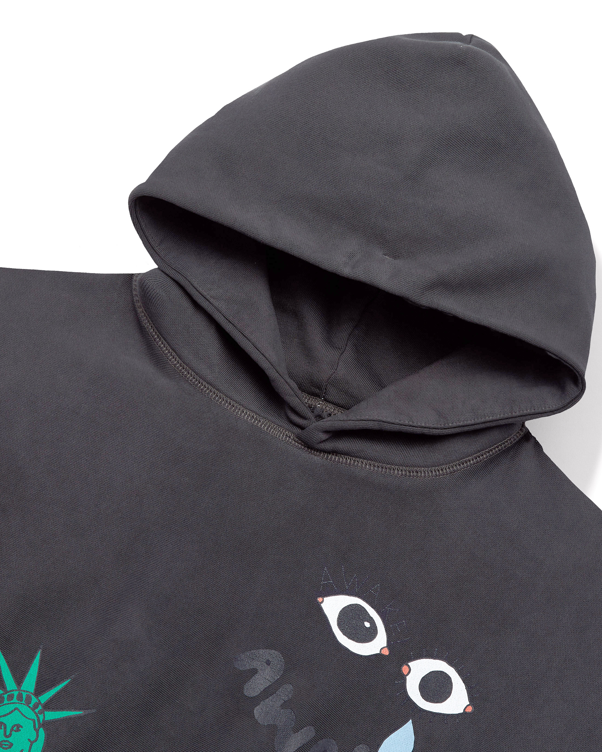 Stefan Meier Printed Hoodie - Charcoal