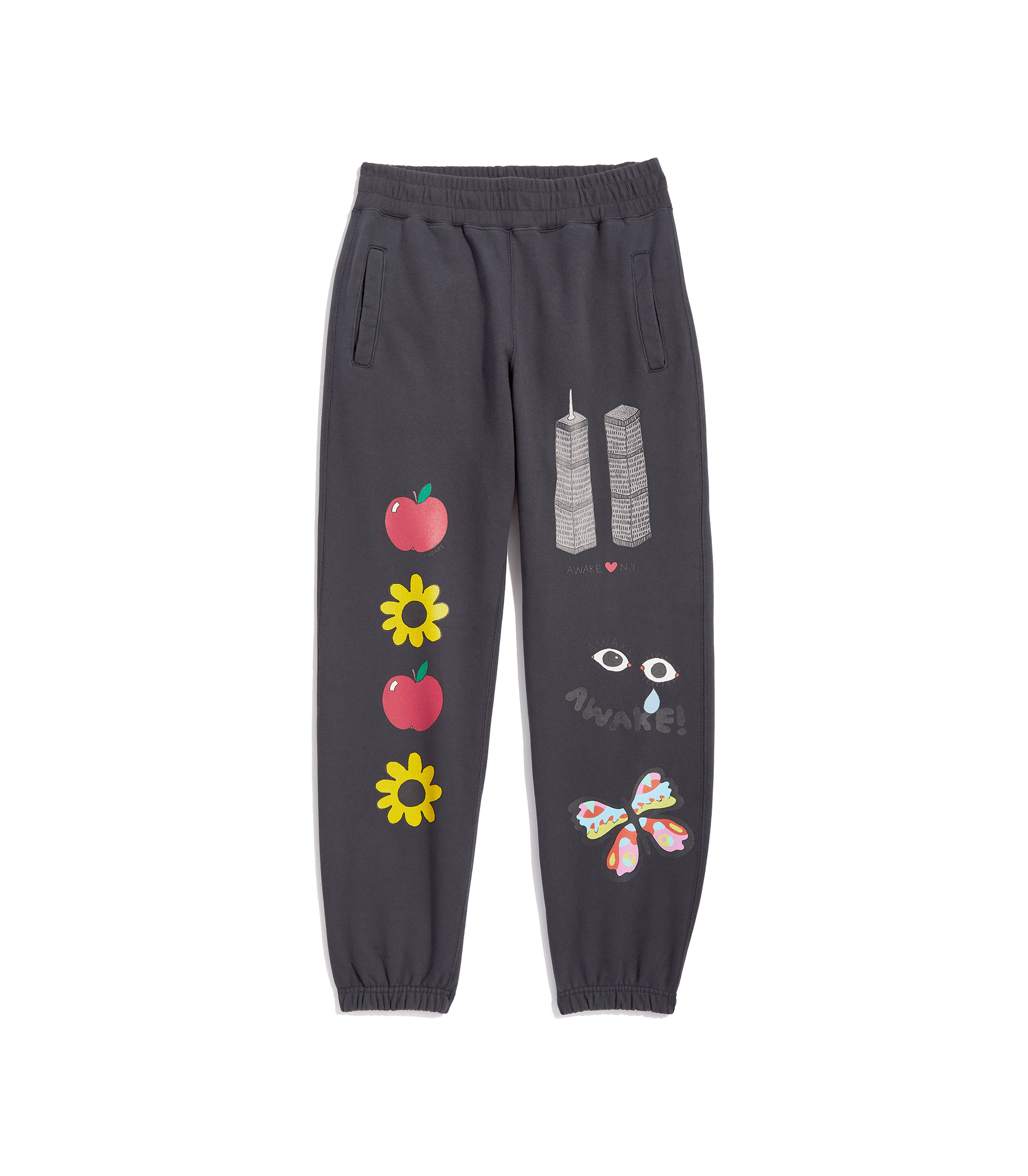 Stefan Meier Printed Sweatpant - Charcoal