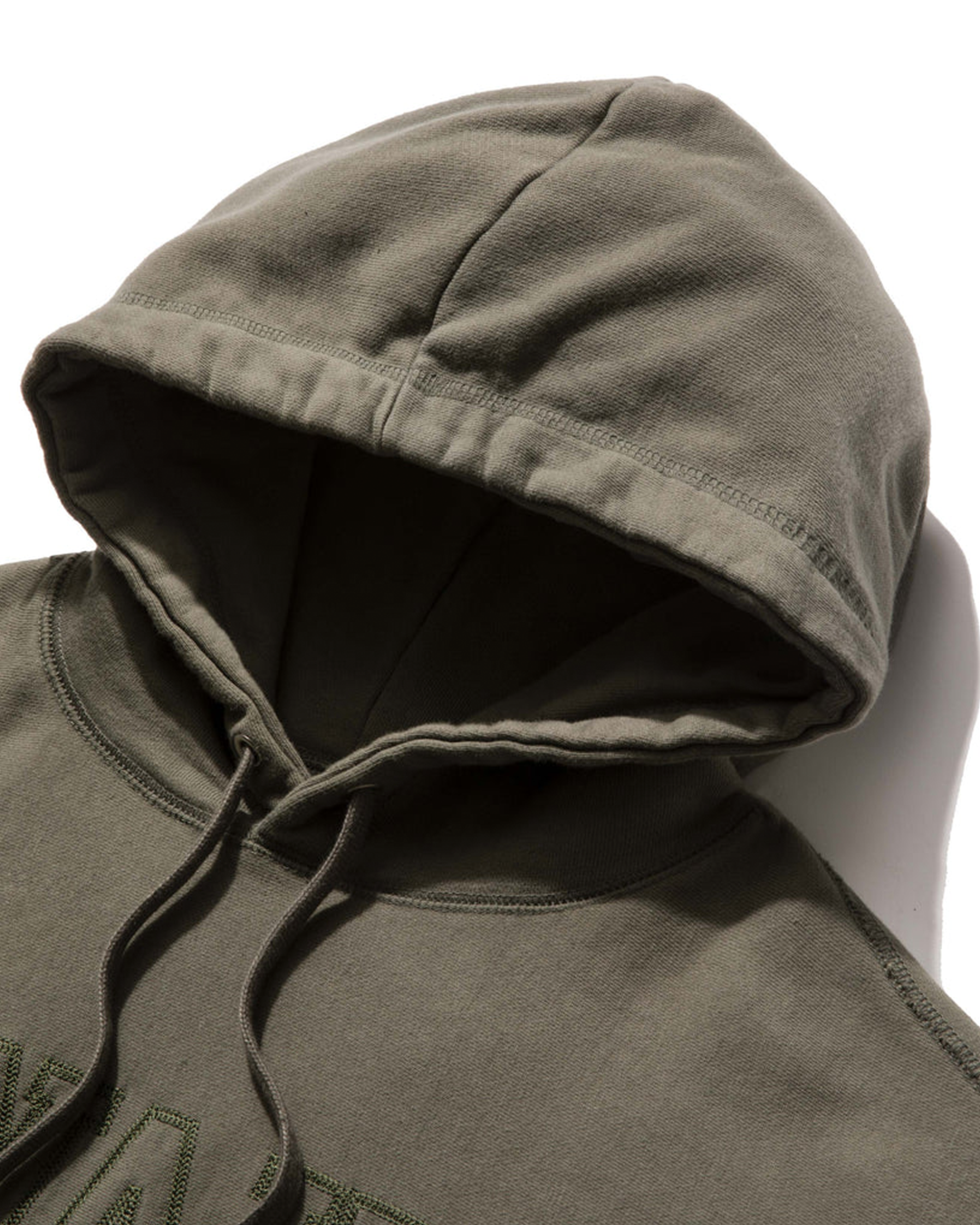 Military Logo Hooded Sweatshirt - Olive