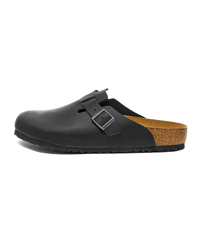 Boston - Black Oiled Leather