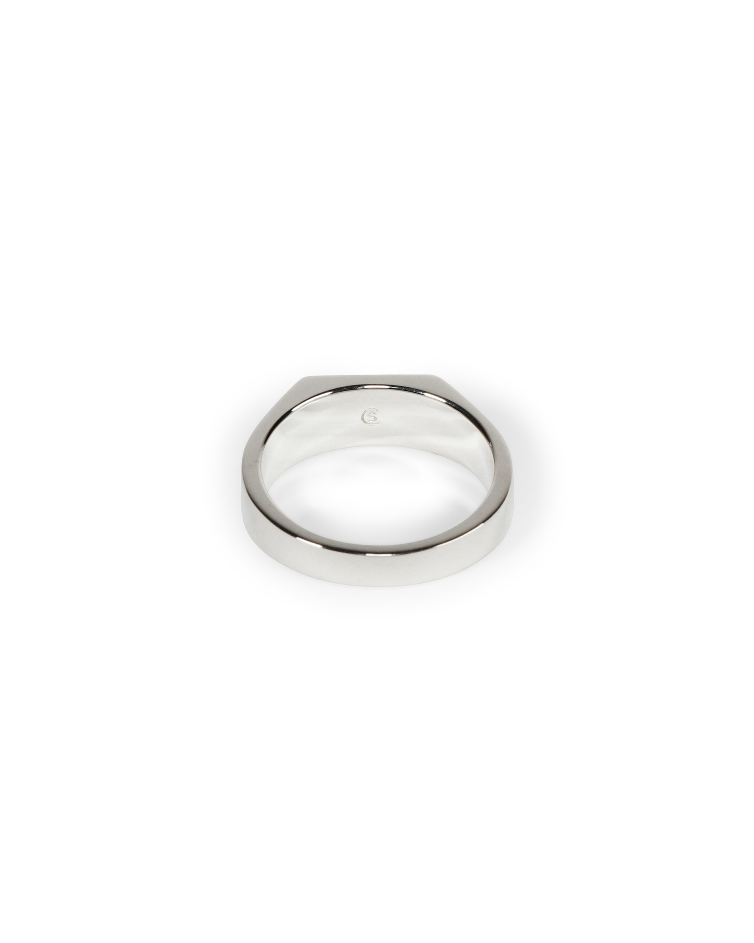 TYPE 003 Rectangle Signet Ring - 925 Sterling Silver