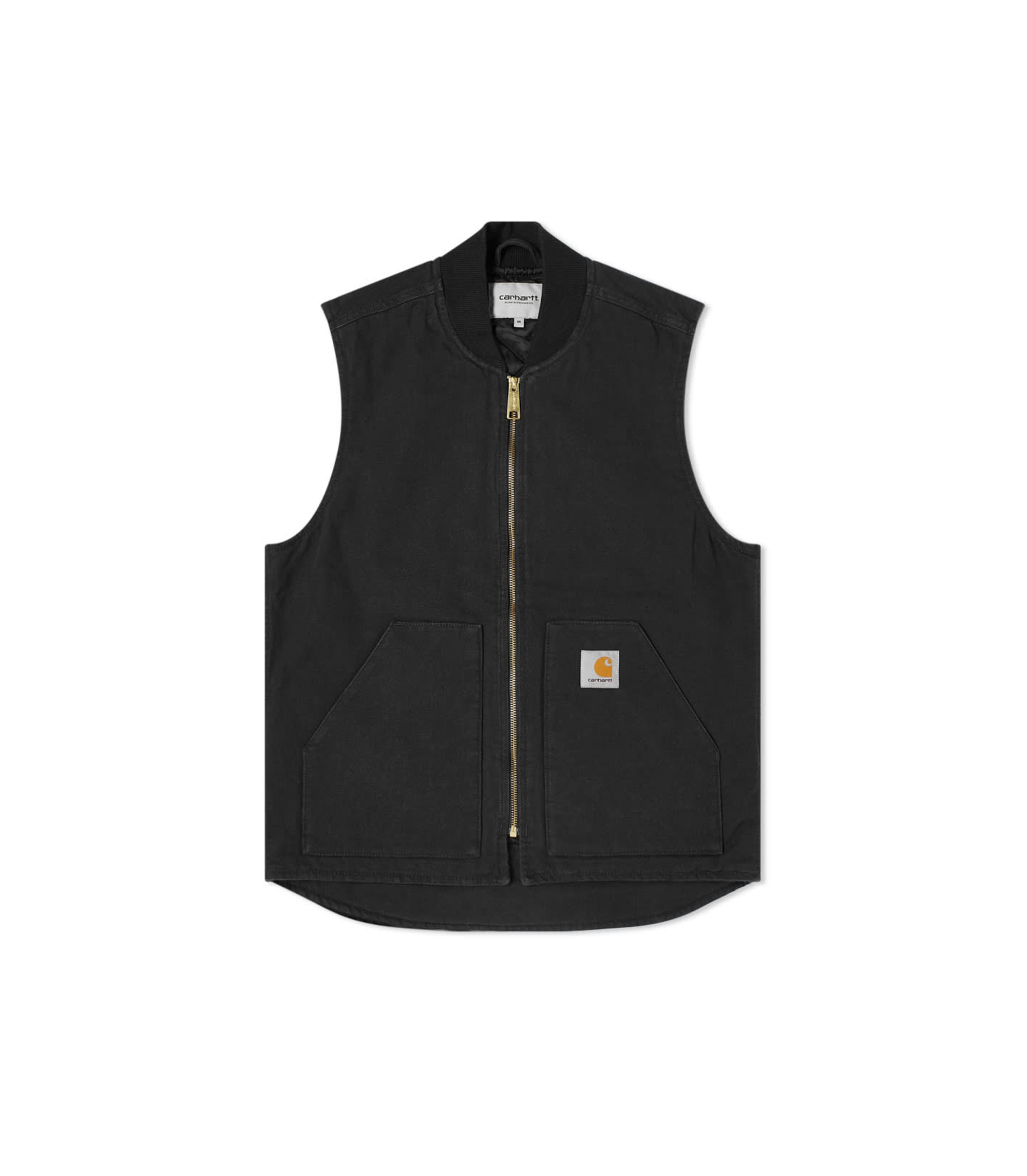 Classic Vest - Rinsed Black / Gold