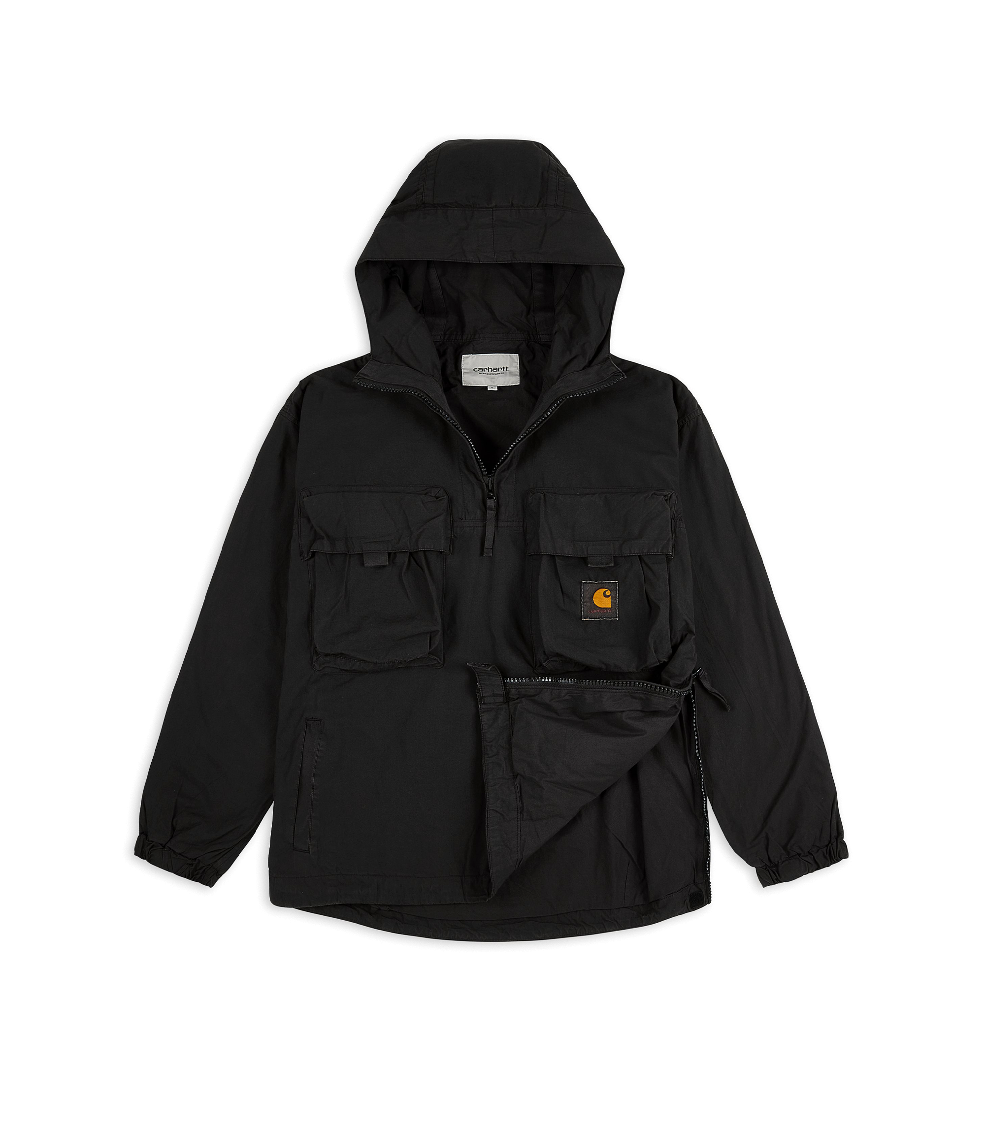 Berm Quarter Zip Pullover - Black