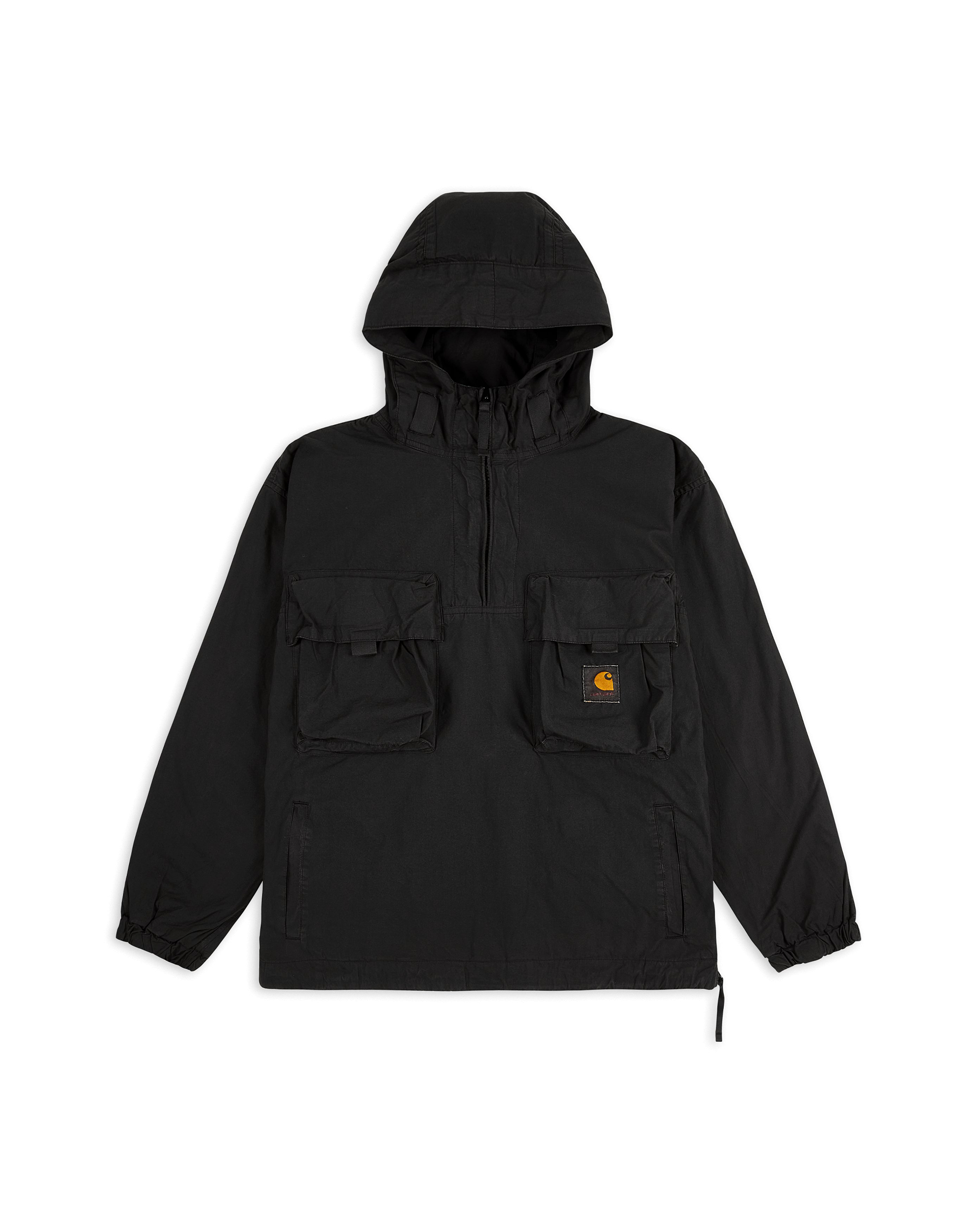 Berm Quarter Zip Pullover - Black