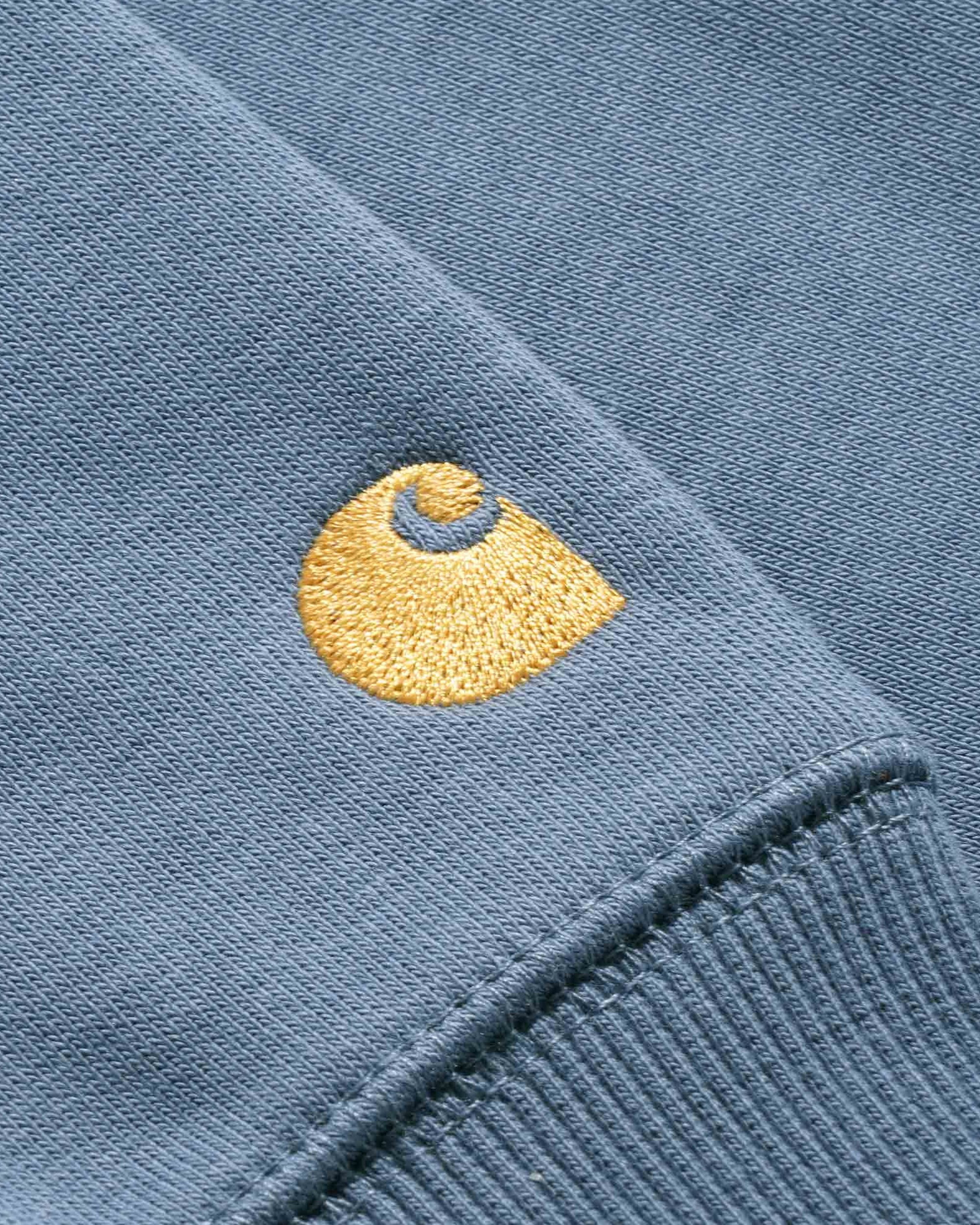 Chase Crewneck Sweatshirt - Storm Blue / Gold