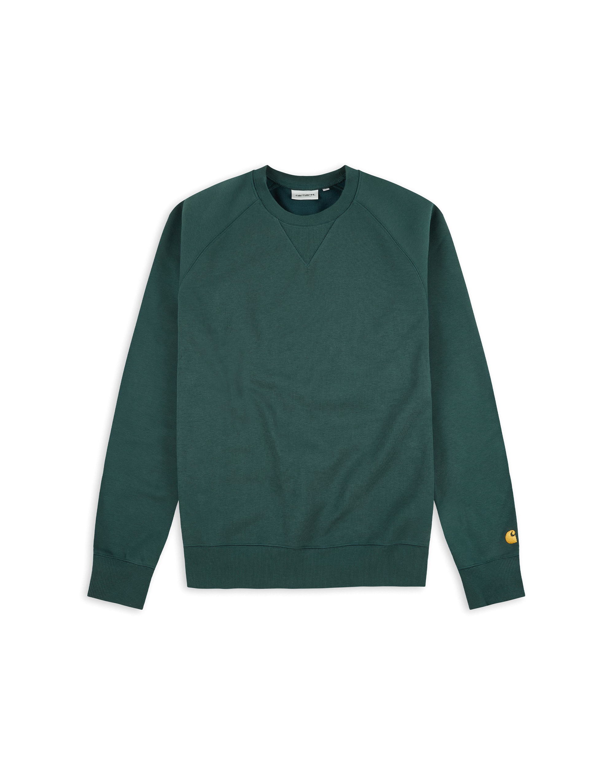 Chase Crewneck Sweatshirt - Juniper / Gold