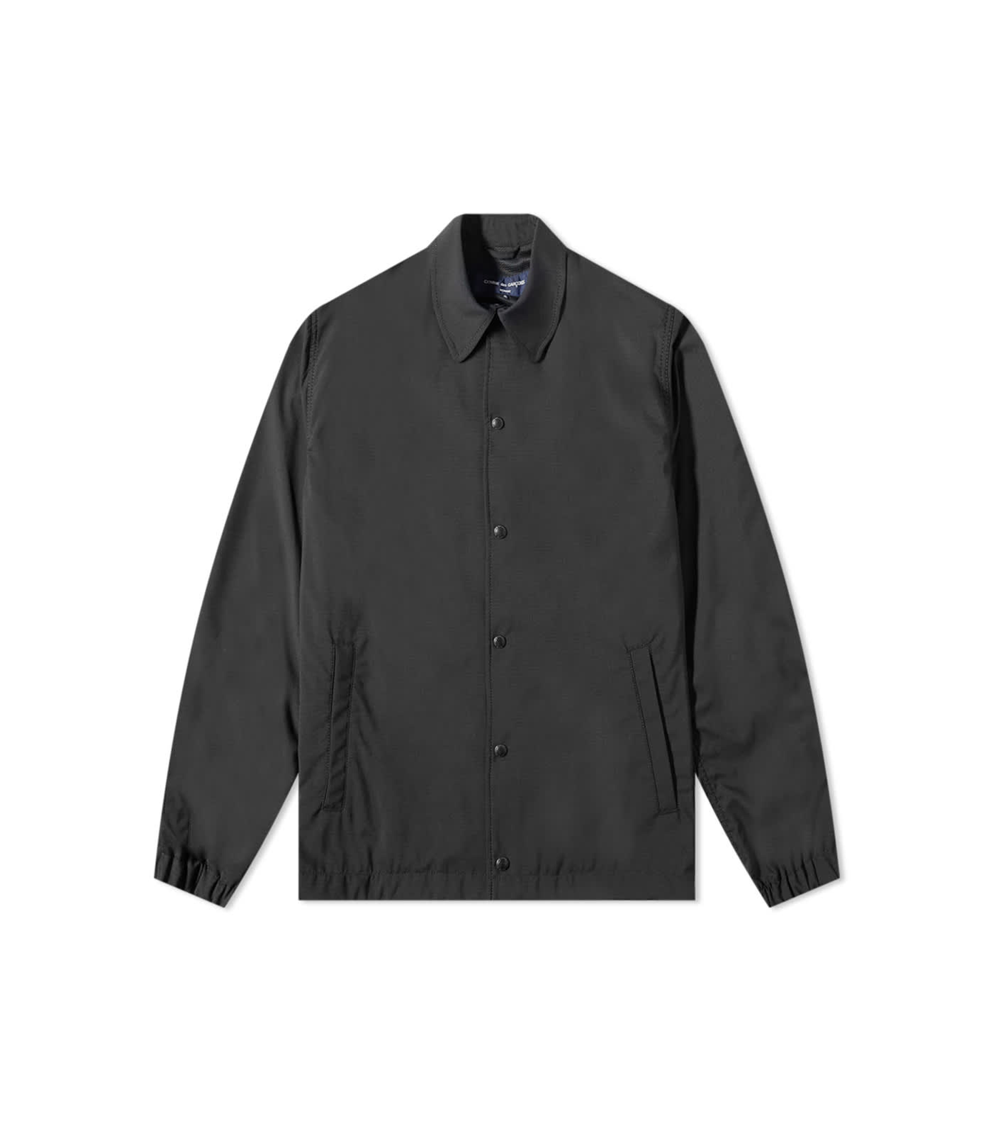 Nylon Coaches Jacket - Black