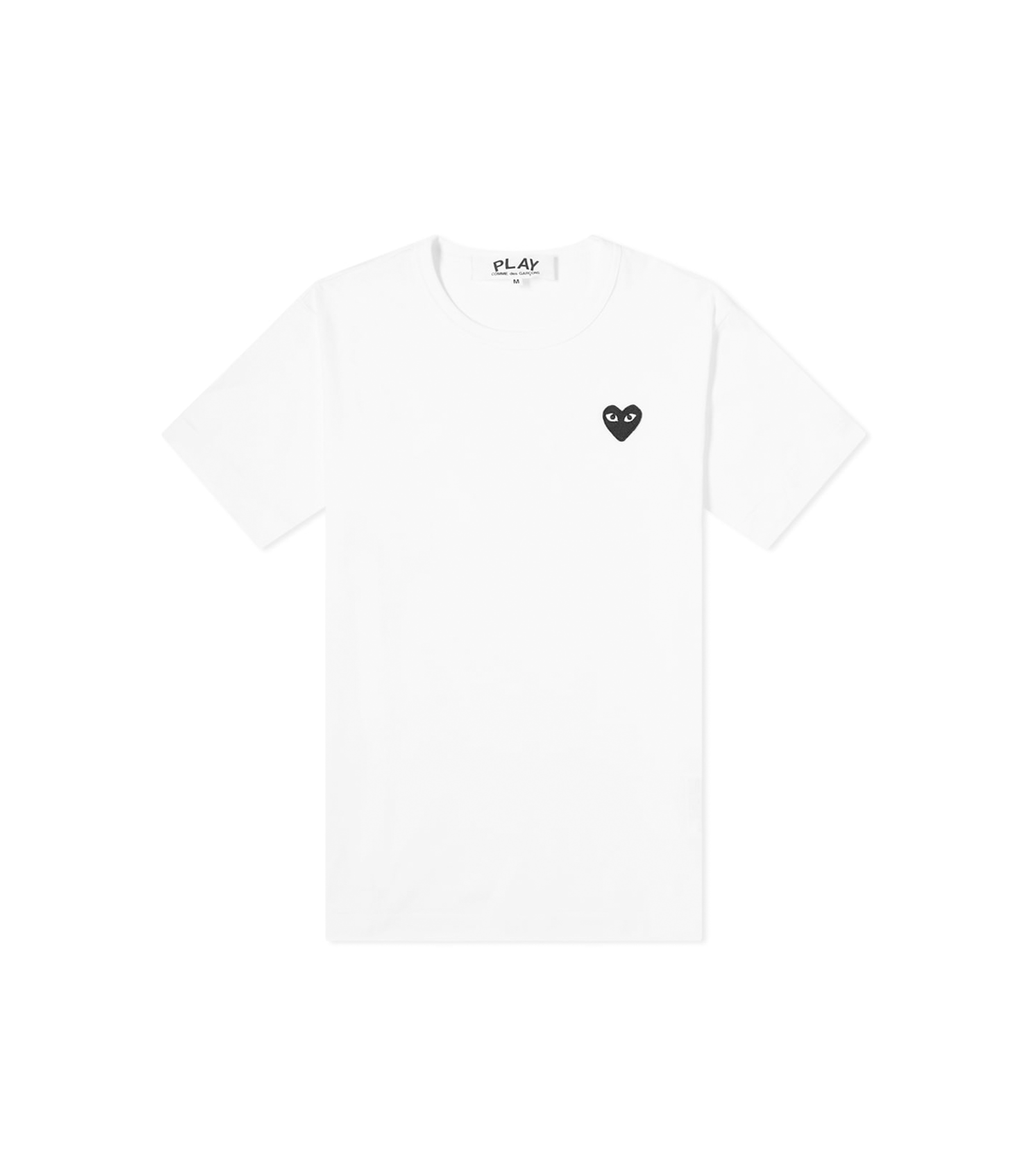 Basic Heart T-Shirt - White / Black