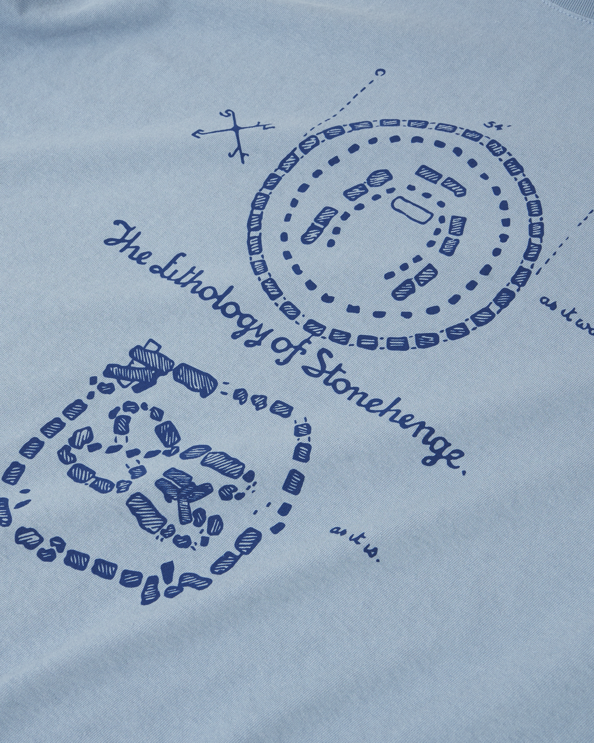 Lithology T-shirt - Clear Bleu