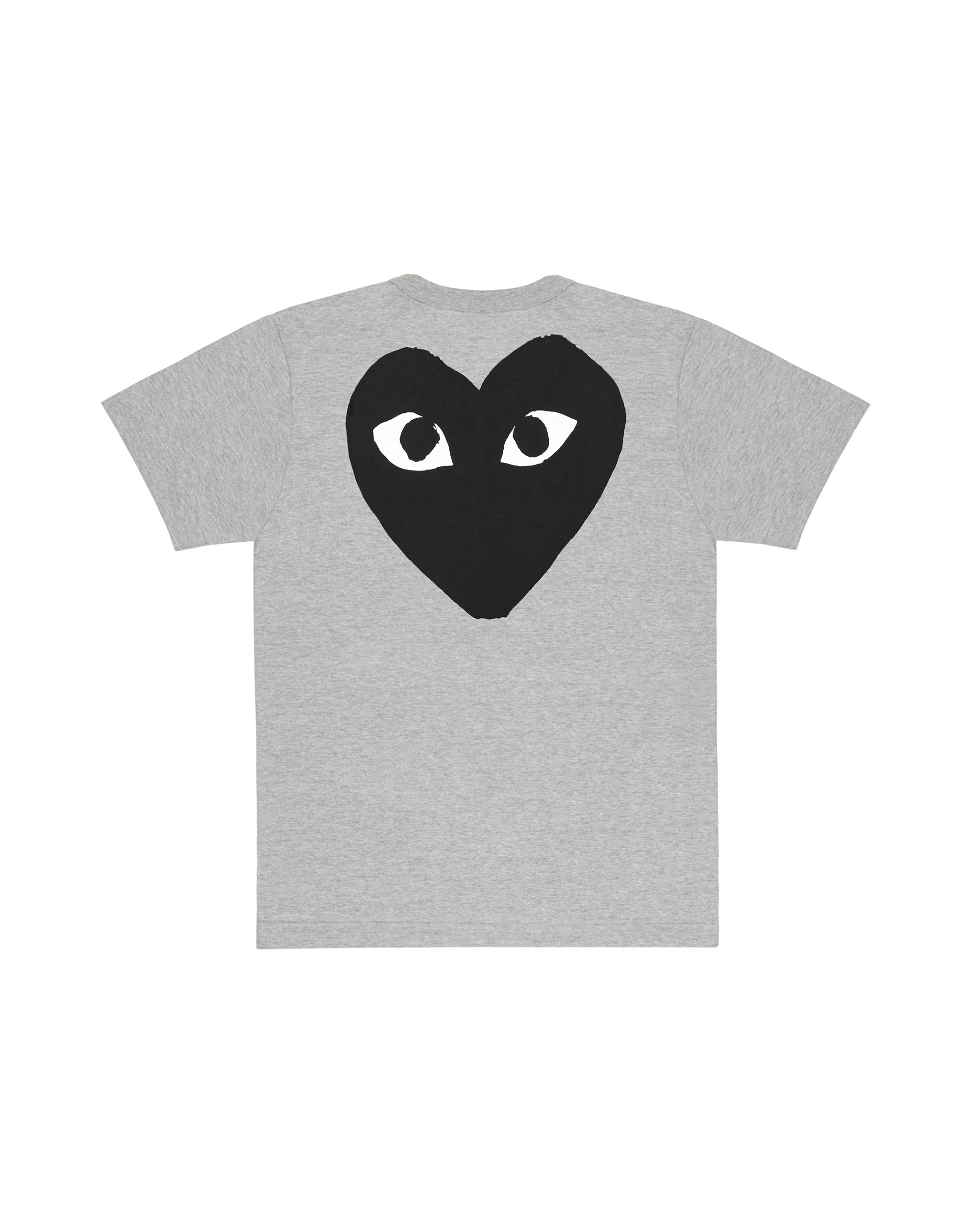 Back Heart Logo T-shirt - Gray / Black