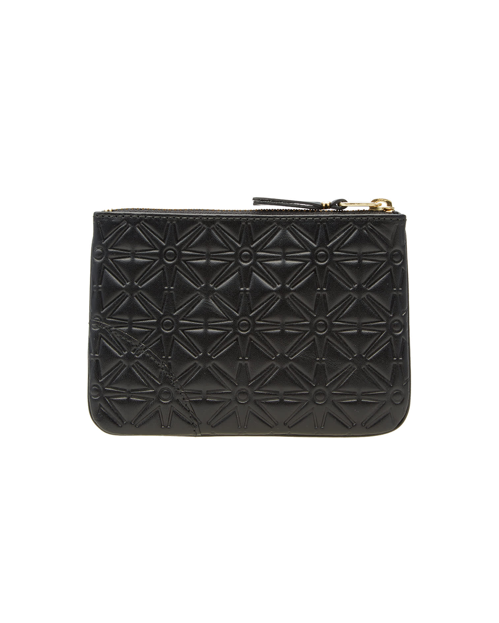 Embossed Coin Wallet - Black