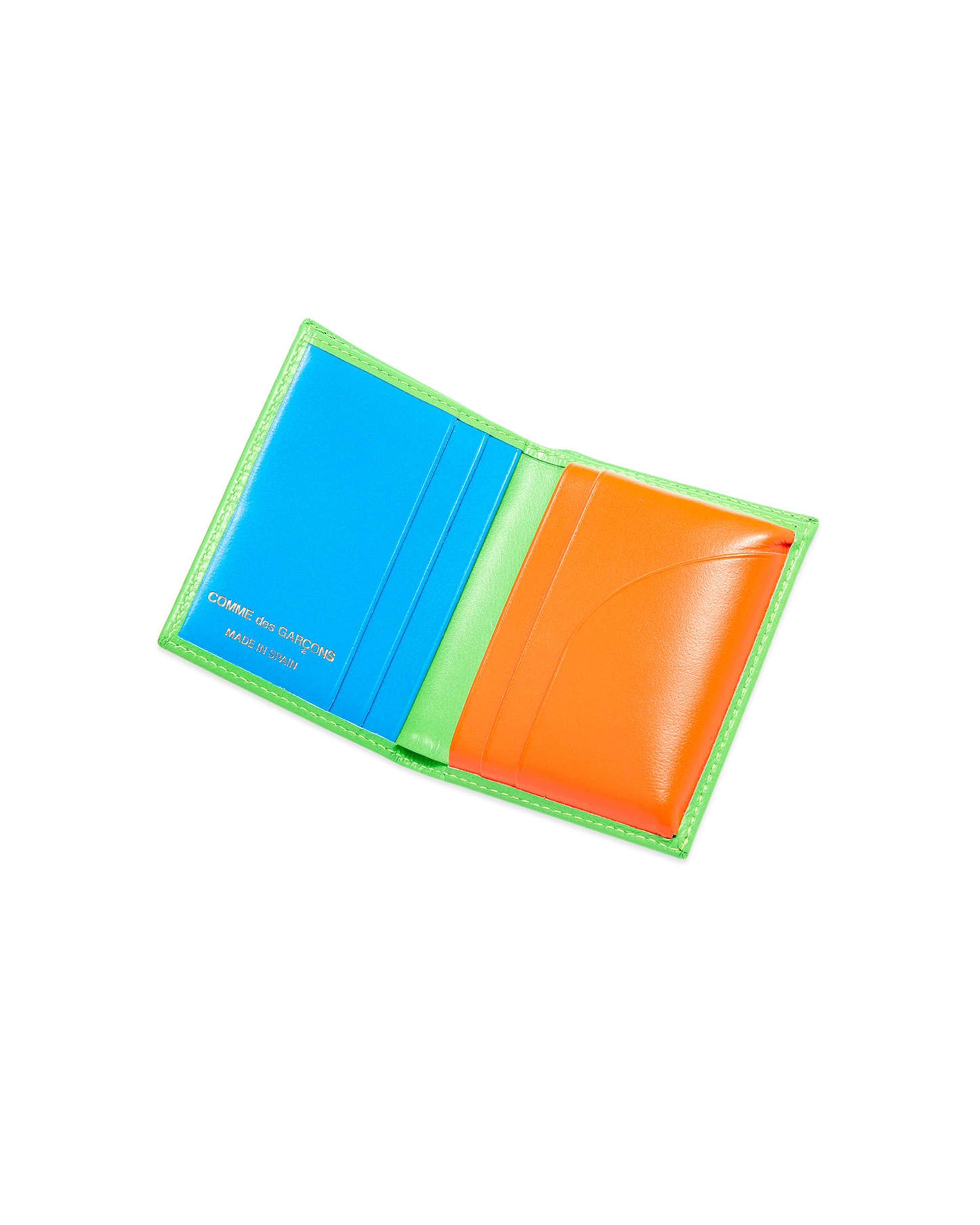 Super Fluo Bifold Wallet - Green / Orange