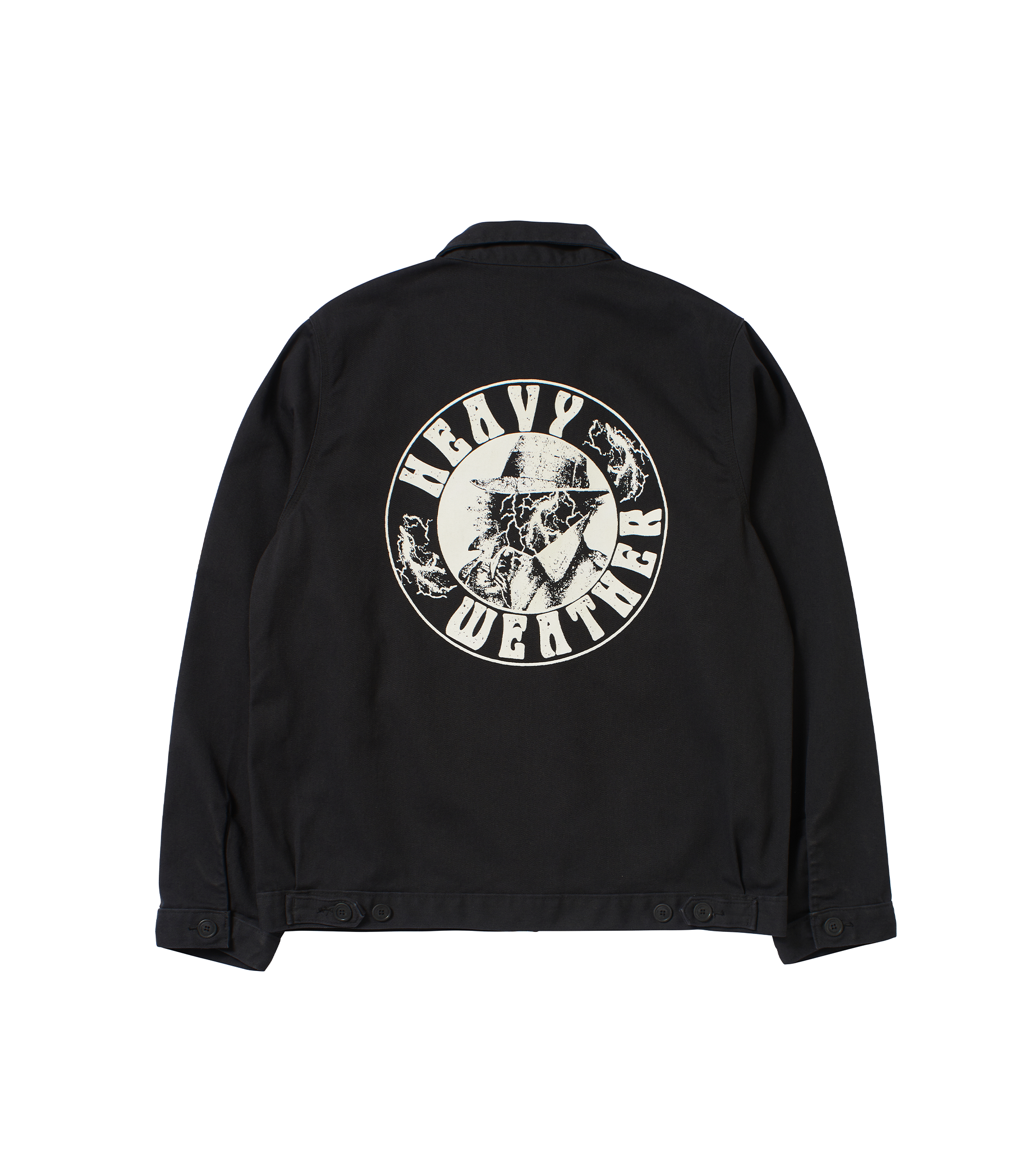 Cool Calm Studios Downpour Washed Jacket - Vintage Black
