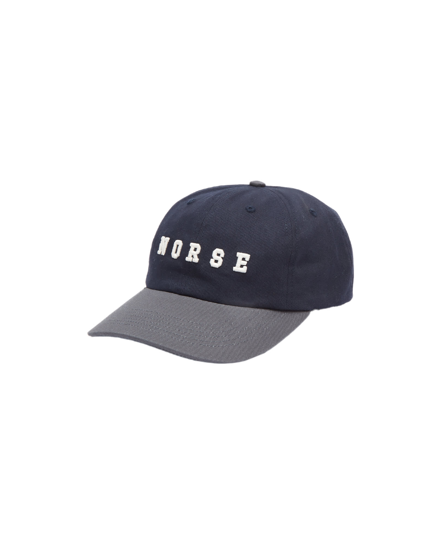 Varsity Logo Twill Cap - Dark Navy / Gray