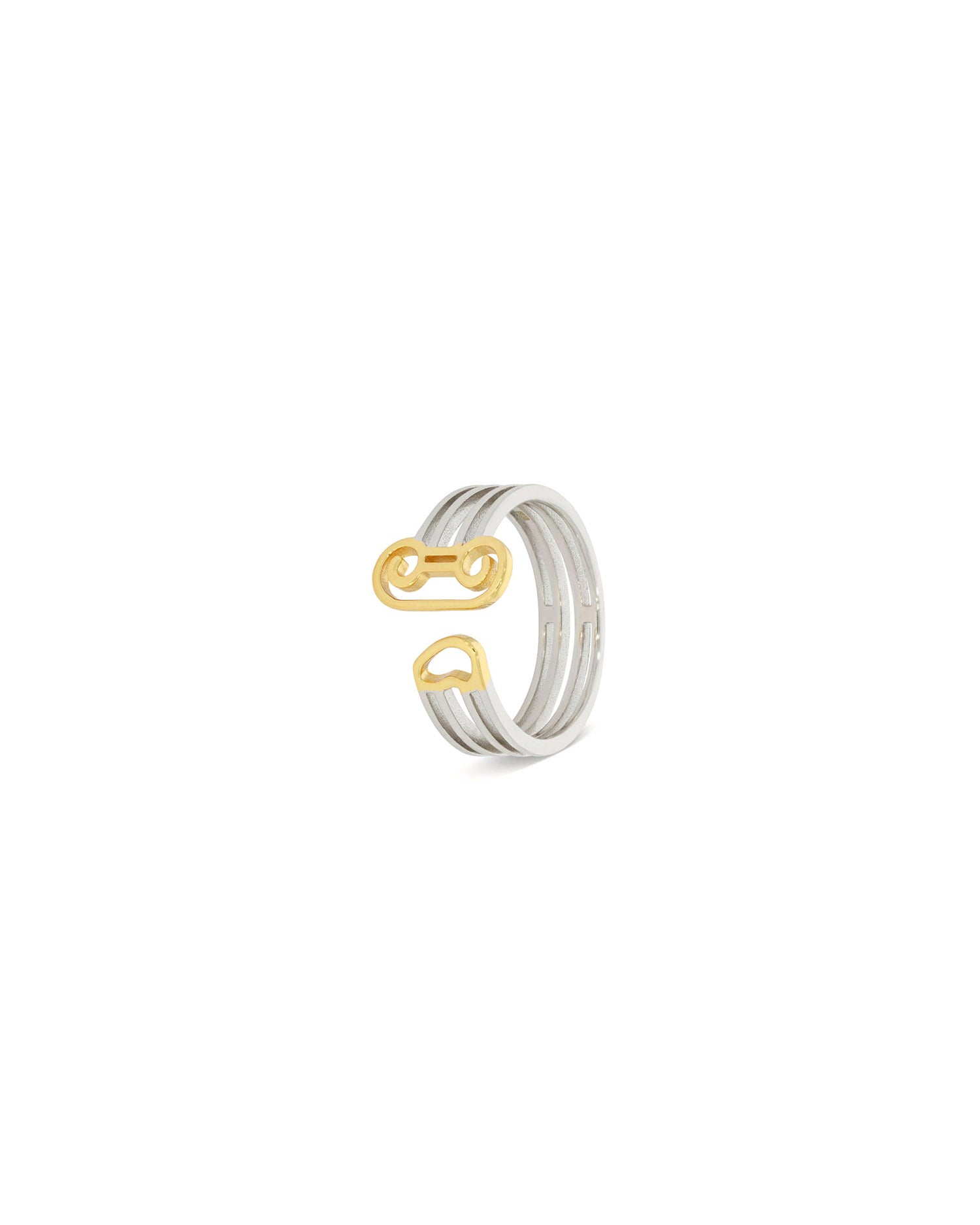Column Ring - Silver / Gold