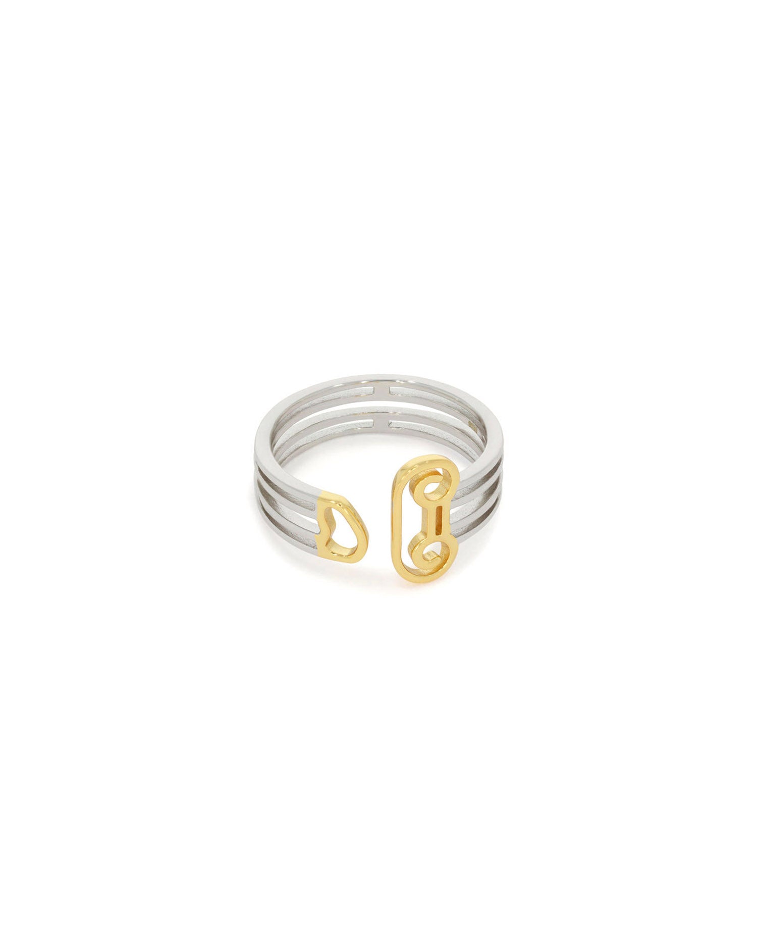 Column Ring - Silver / Gold
