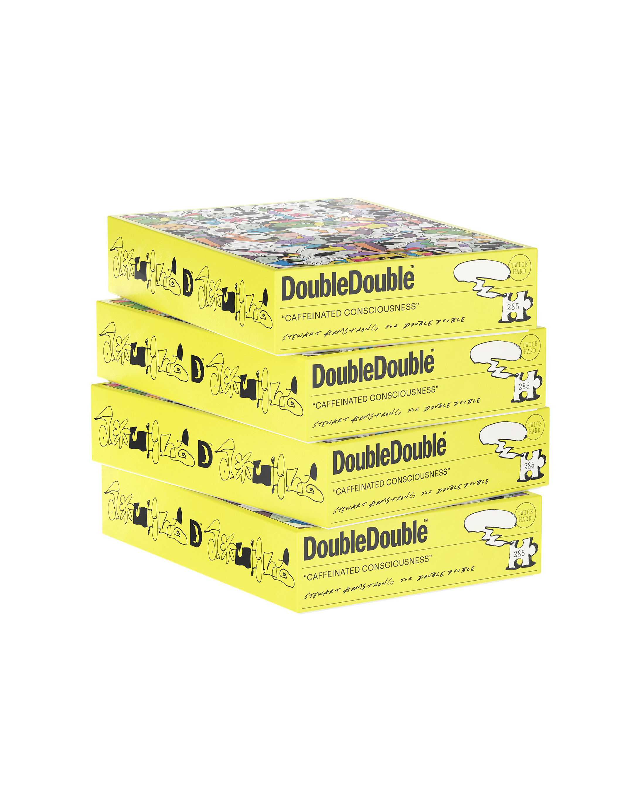 "Caffeinated Consciousness" Puzzle - Yellow / Multi
