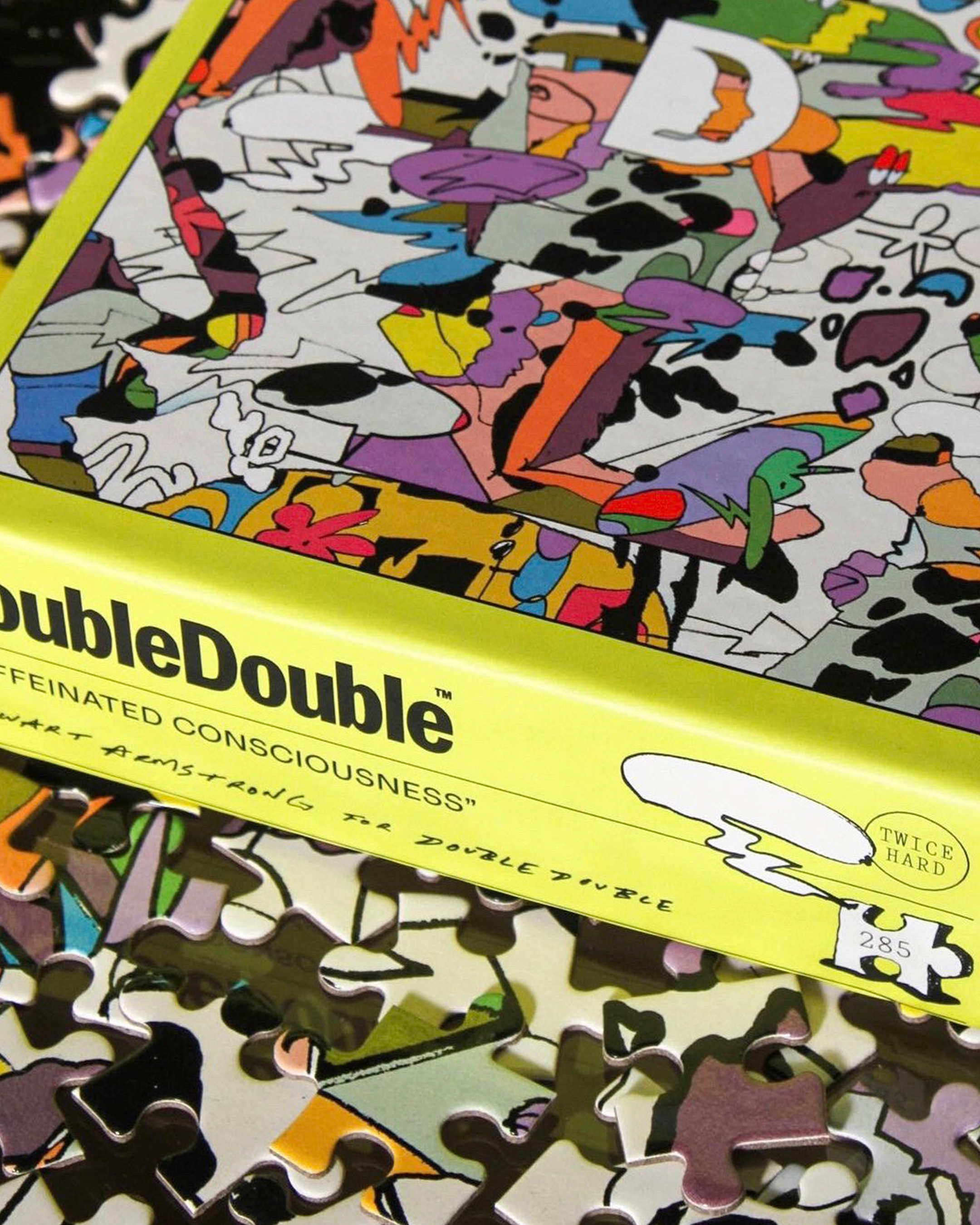 "Caffeinated Consciousness" Puzzle - Yellow / Multi
