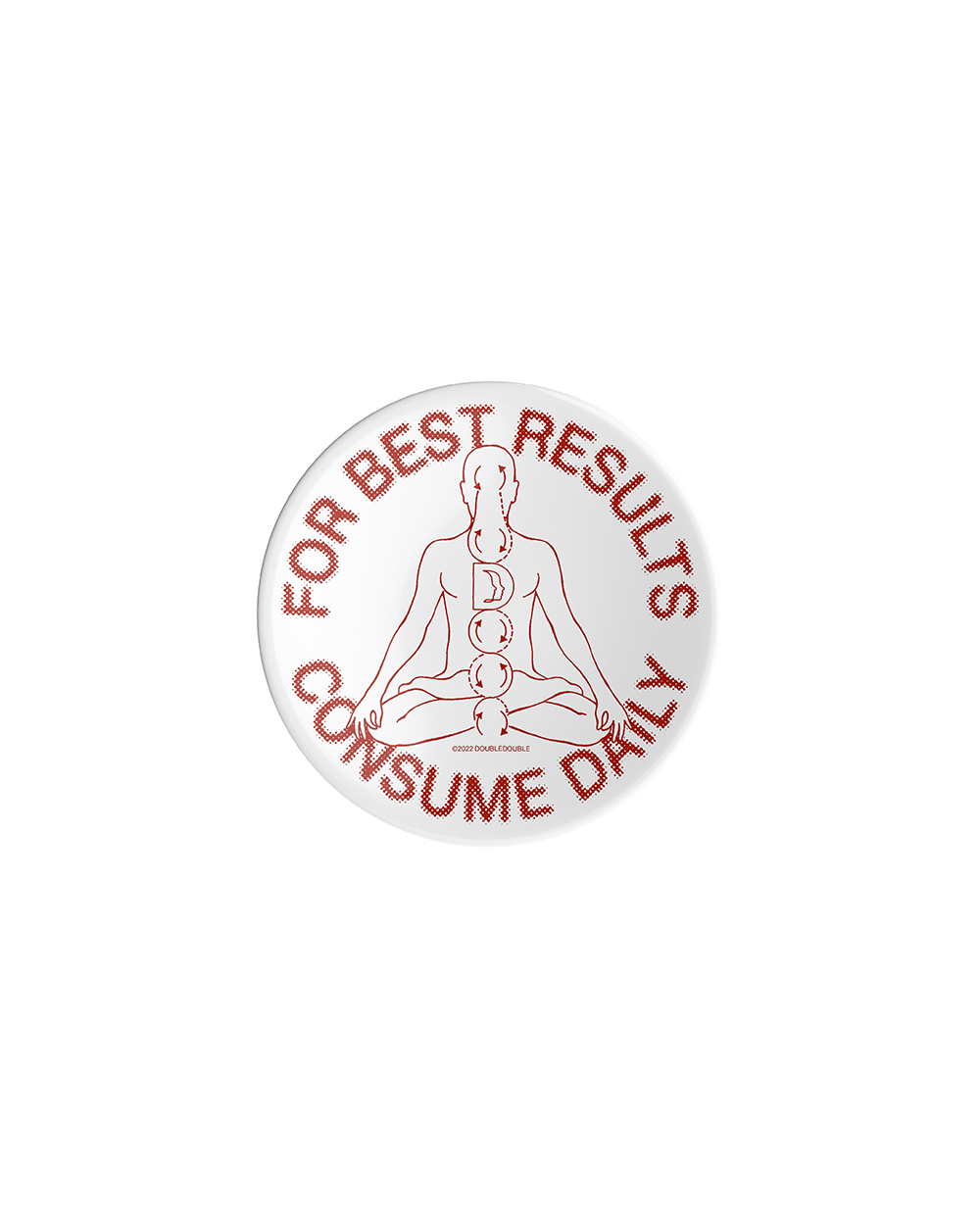 Mantra Plate 02 - White / Red