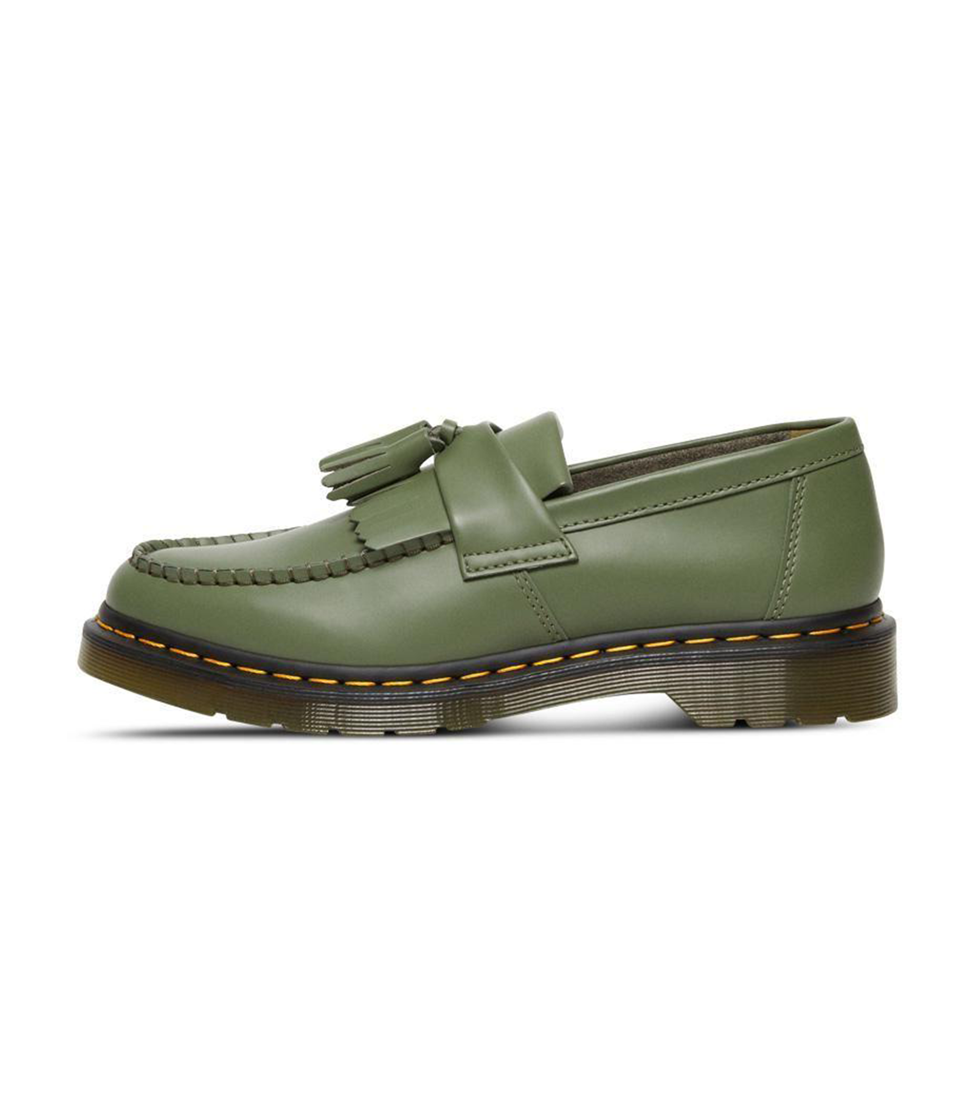 Adrian Tassel Loafer - Khaki Green Smooth