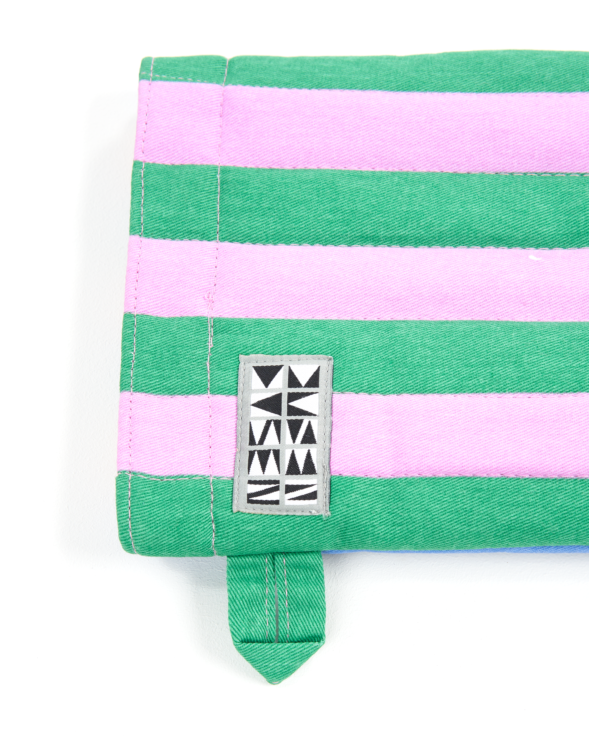 Stripe Oven Mitt - Berry