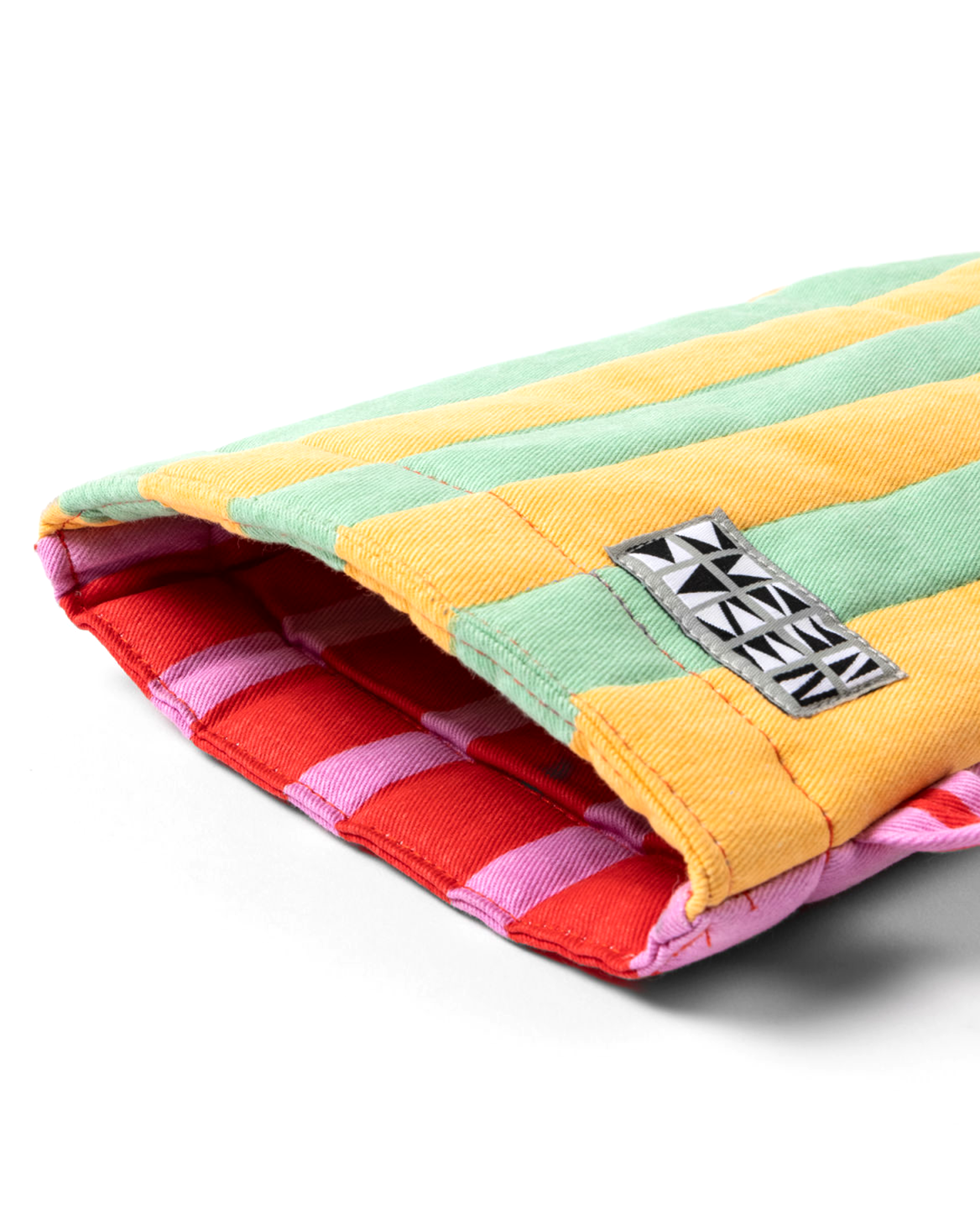 Stripe Oven Mitt - Shortcake