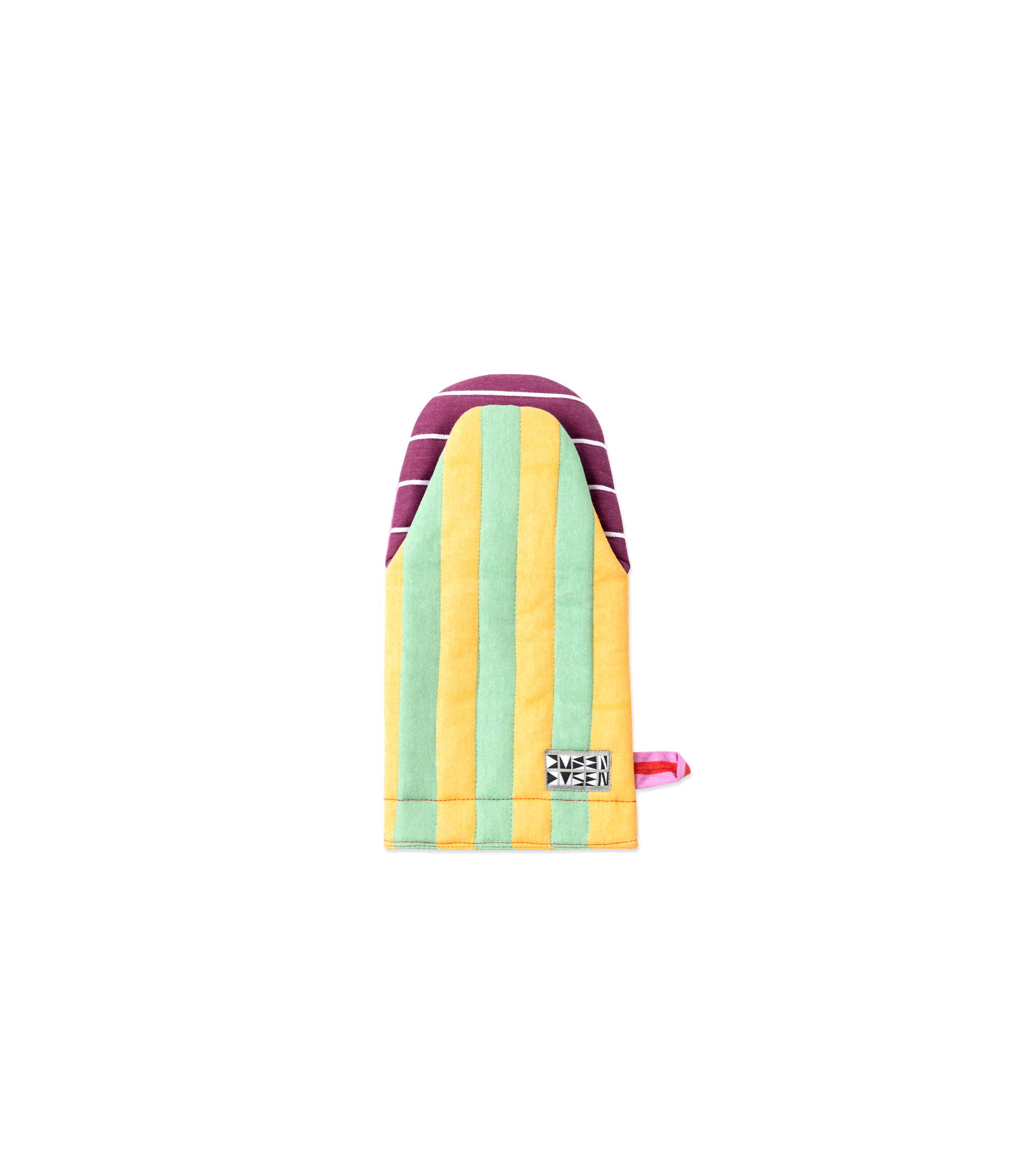 Stripe Oven Mitt - Shortcake