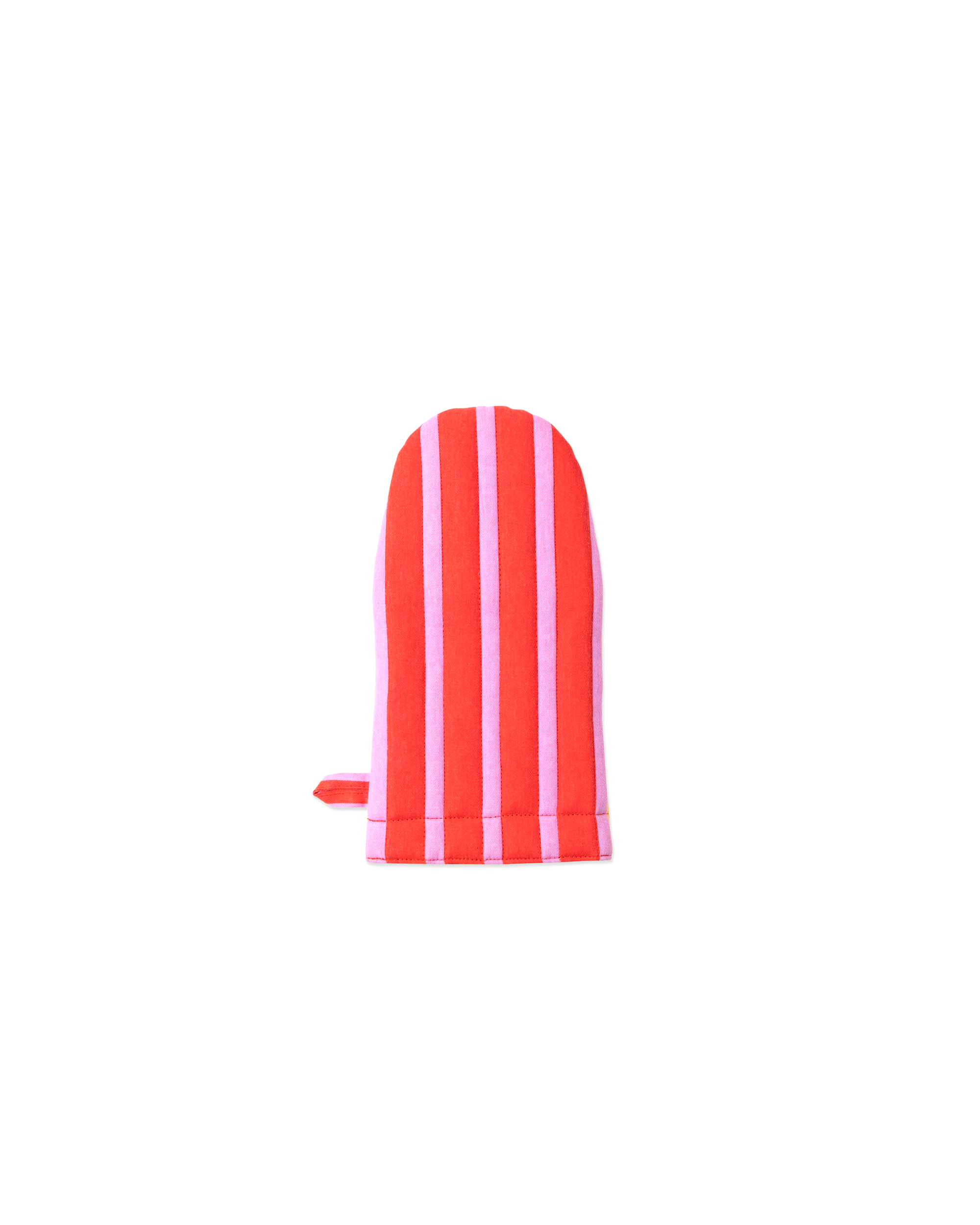 Stripe Oven Mitt - Shortcake