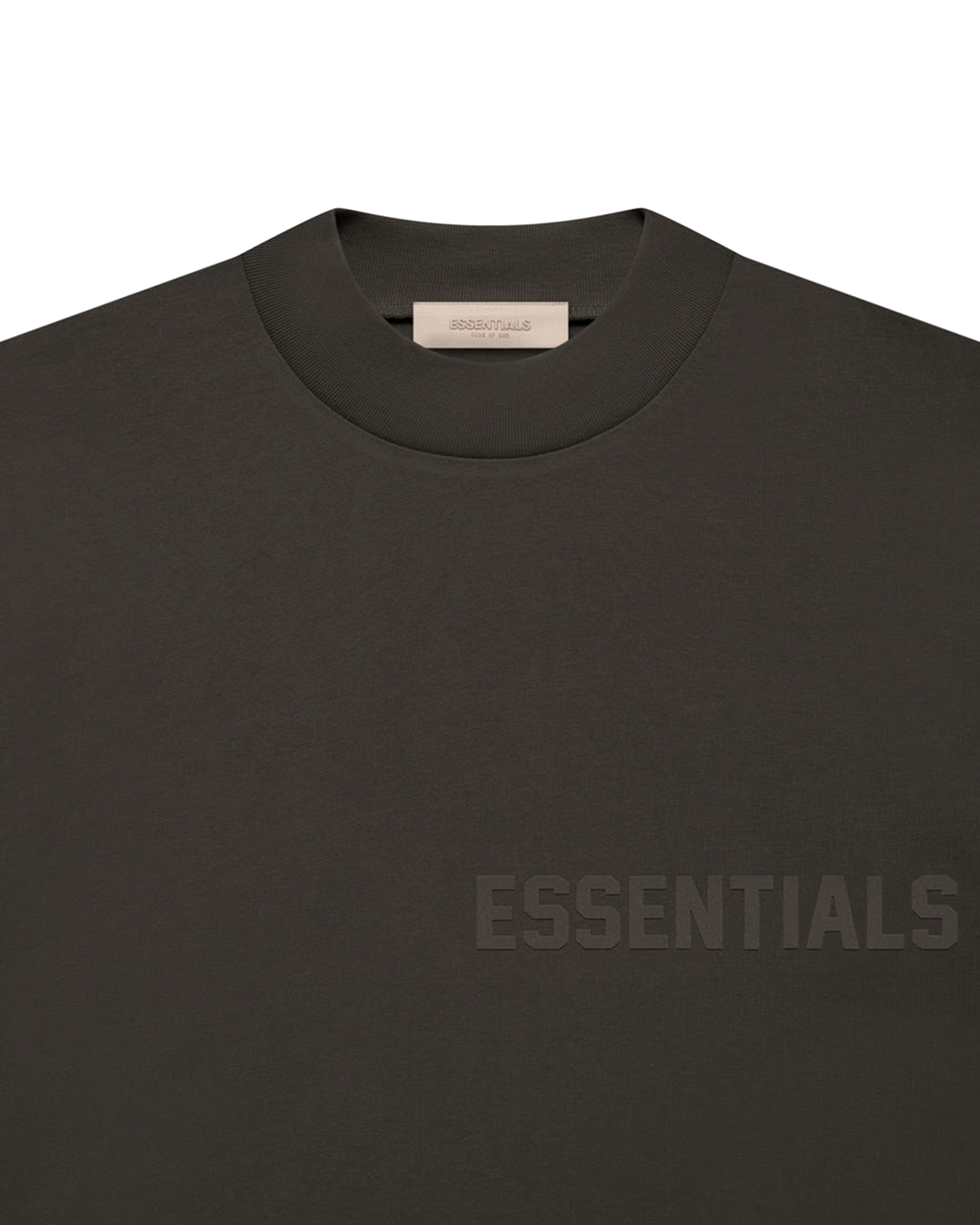 Essentials L/S T-Shirt - Off-Black