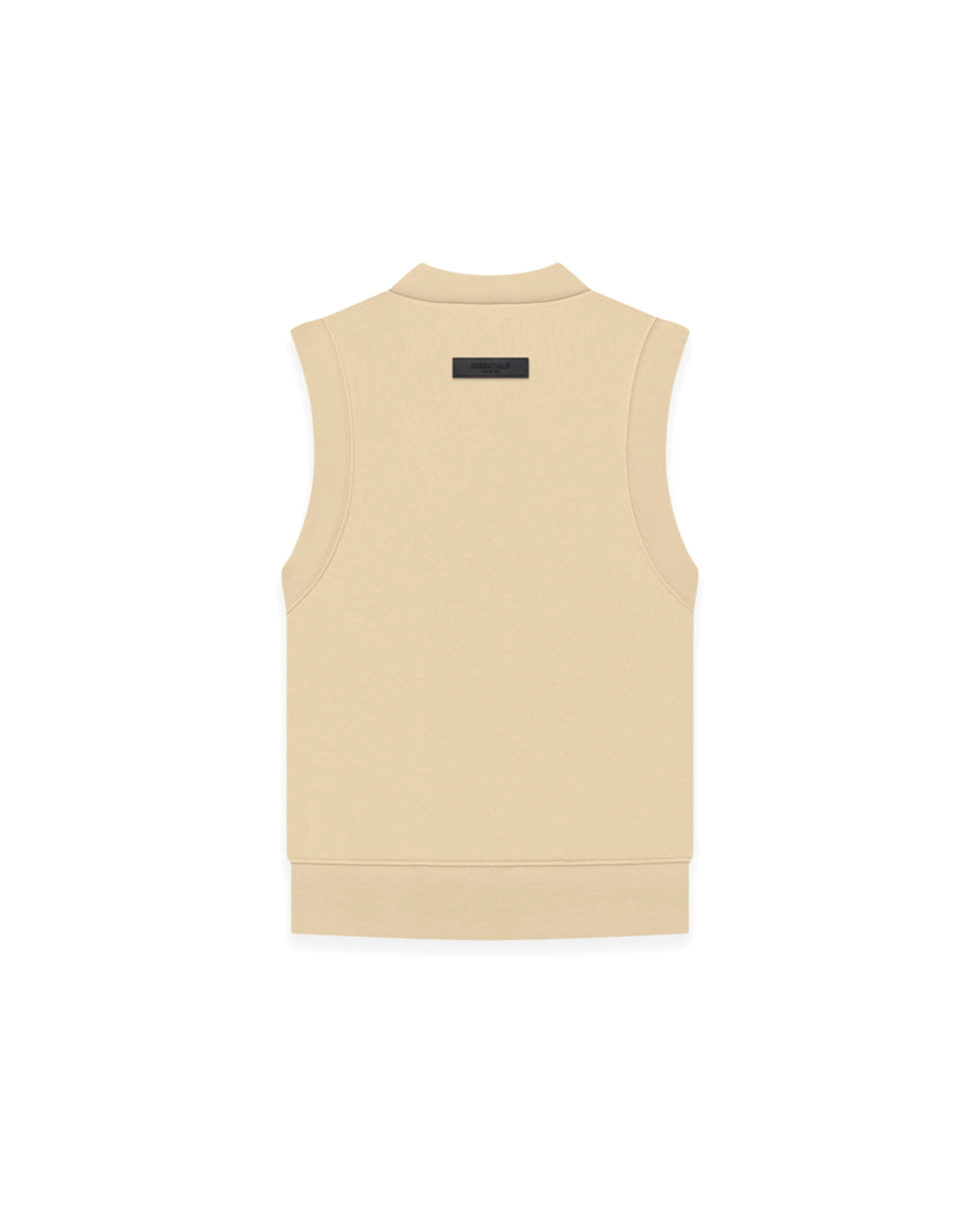 Pullover V Neck Vest - Sand