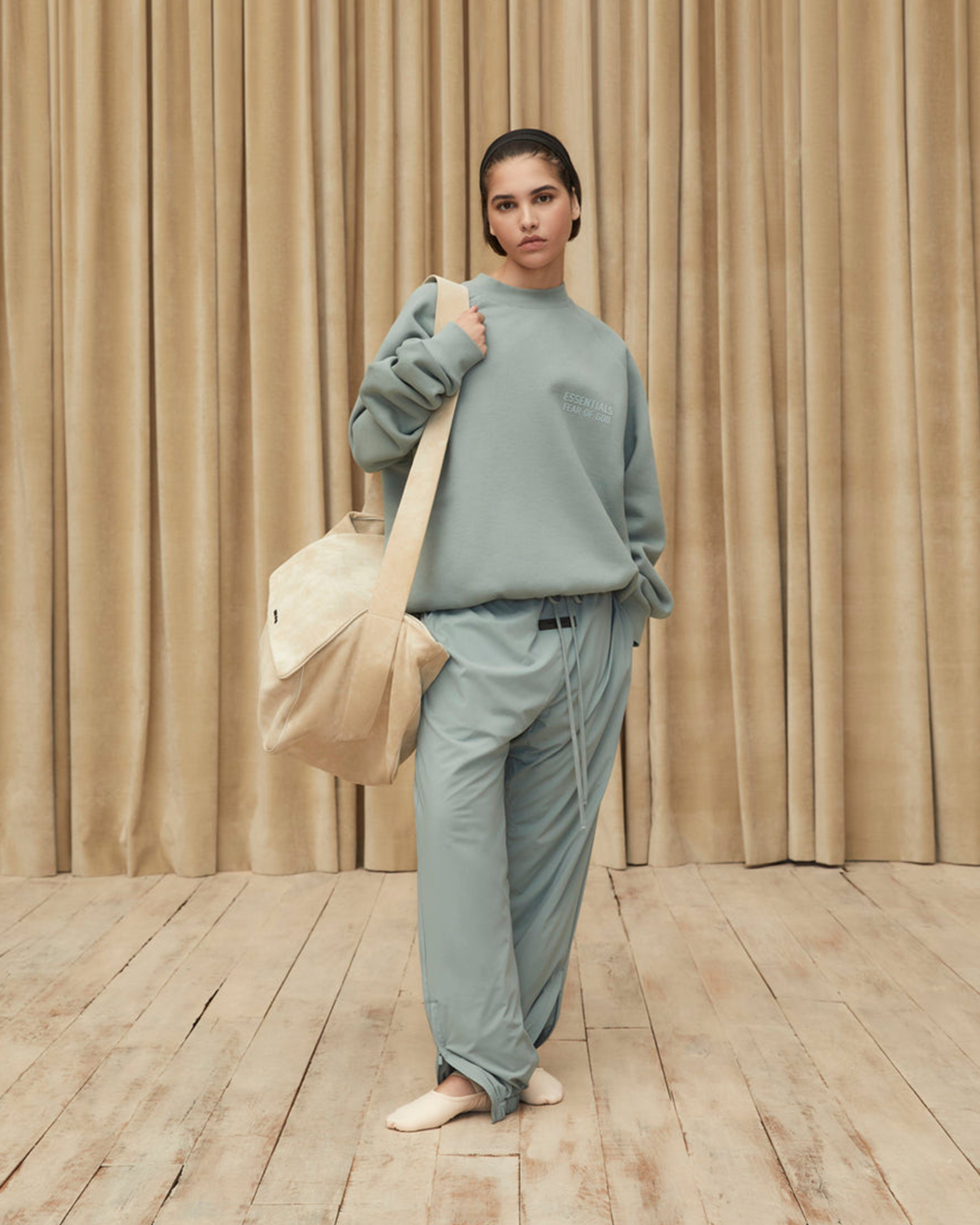 Essentials Crewneck Sweatshirt - Light Tuscan / Light Tuscan