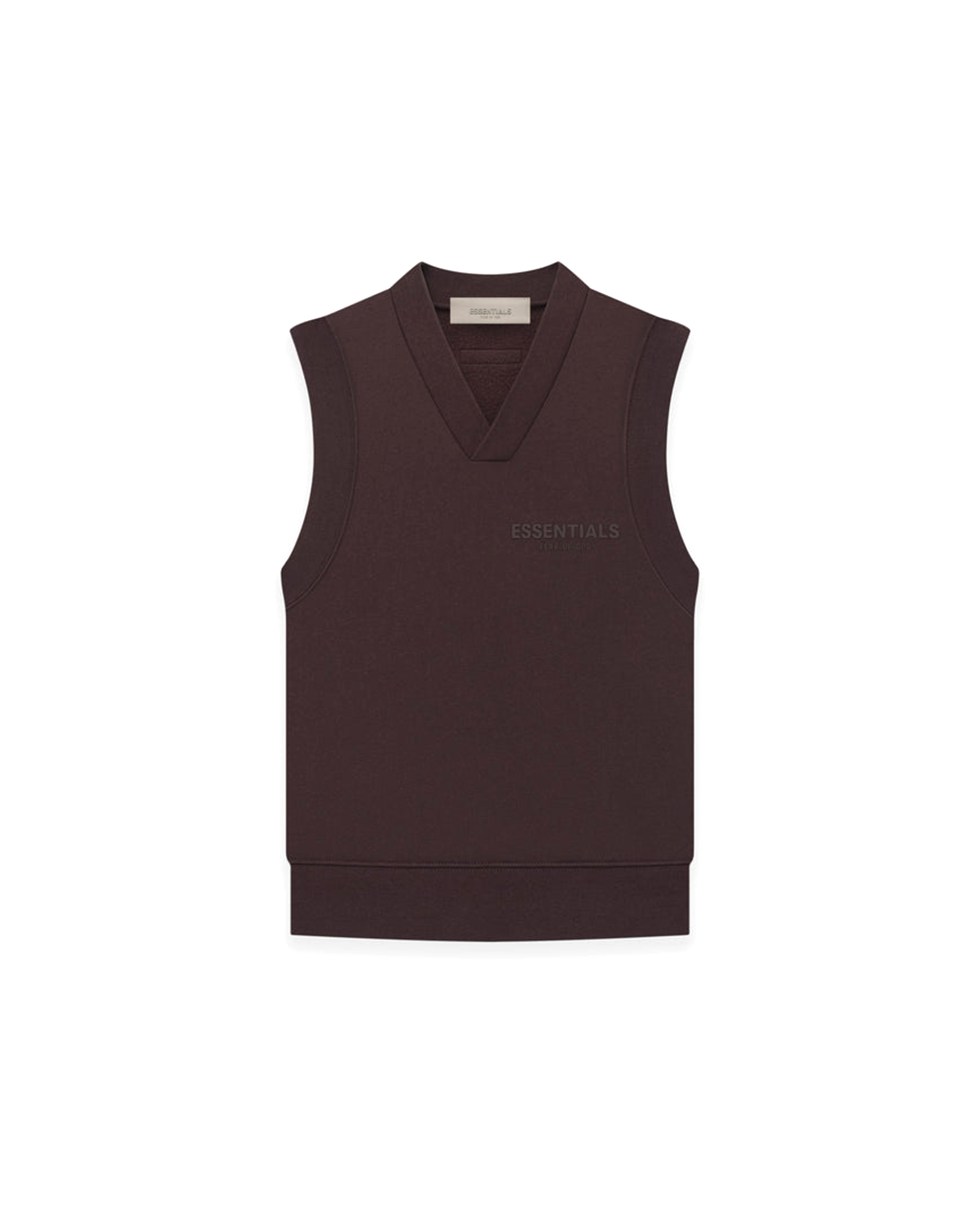 Pullover V Neck Vest - Plum