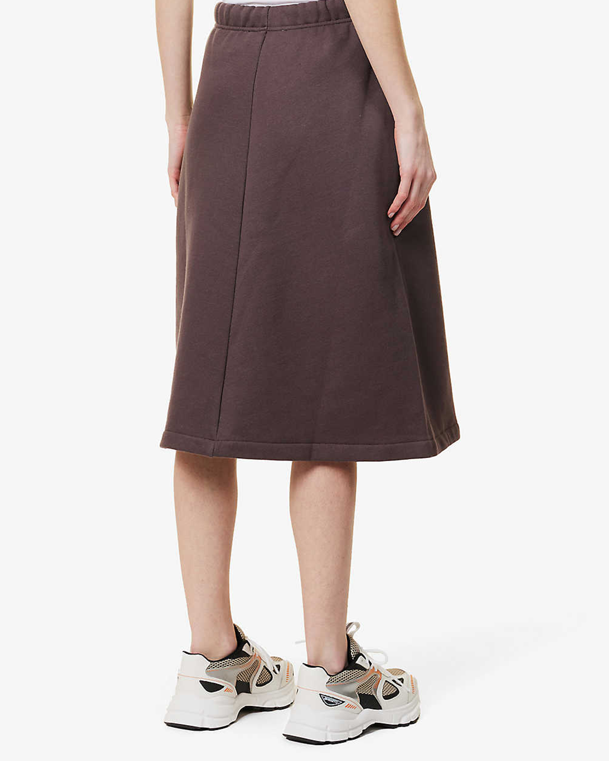Essentials Mid-Length Skirt - Plum