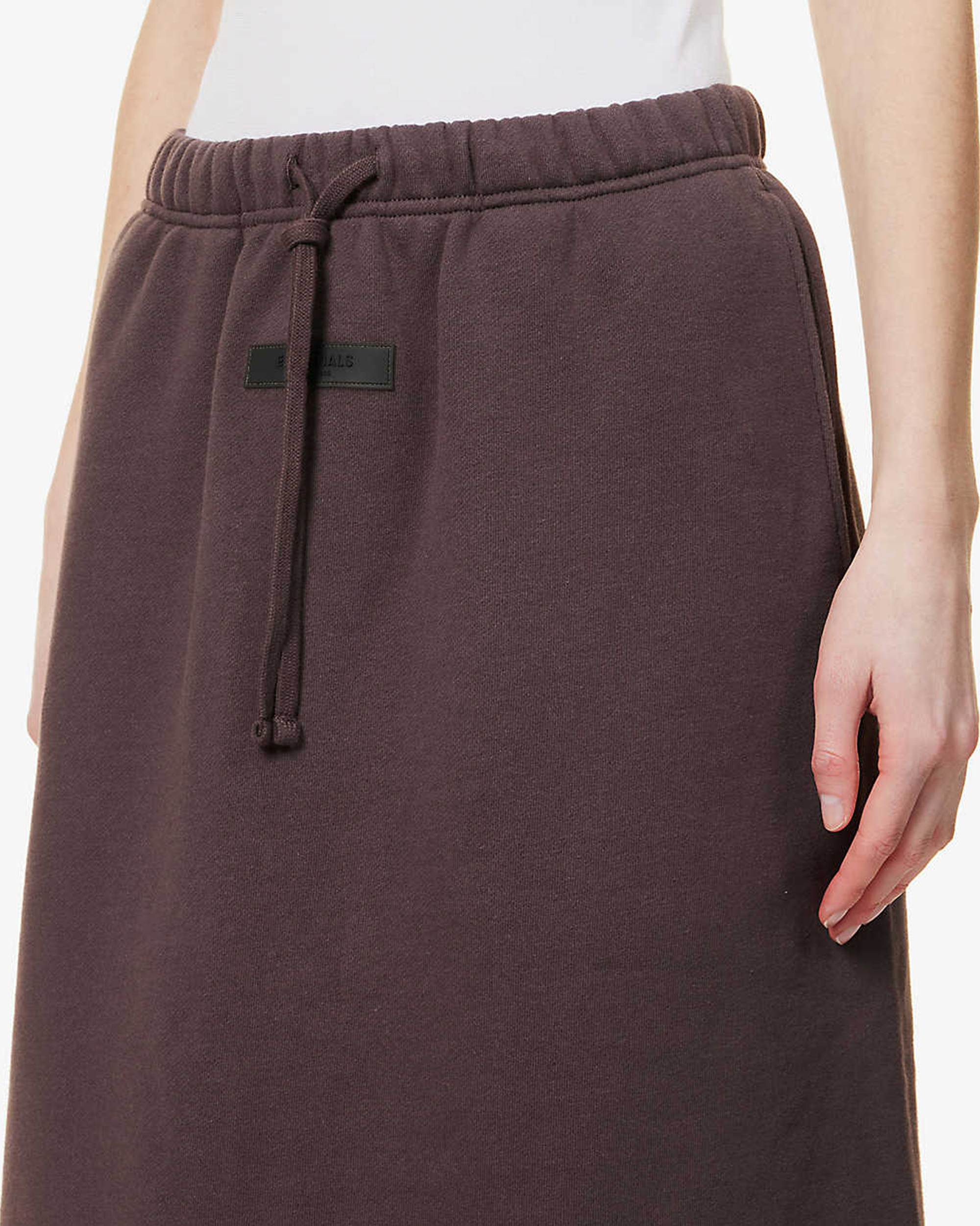 Essentials Mid-Length Skirt - Plum