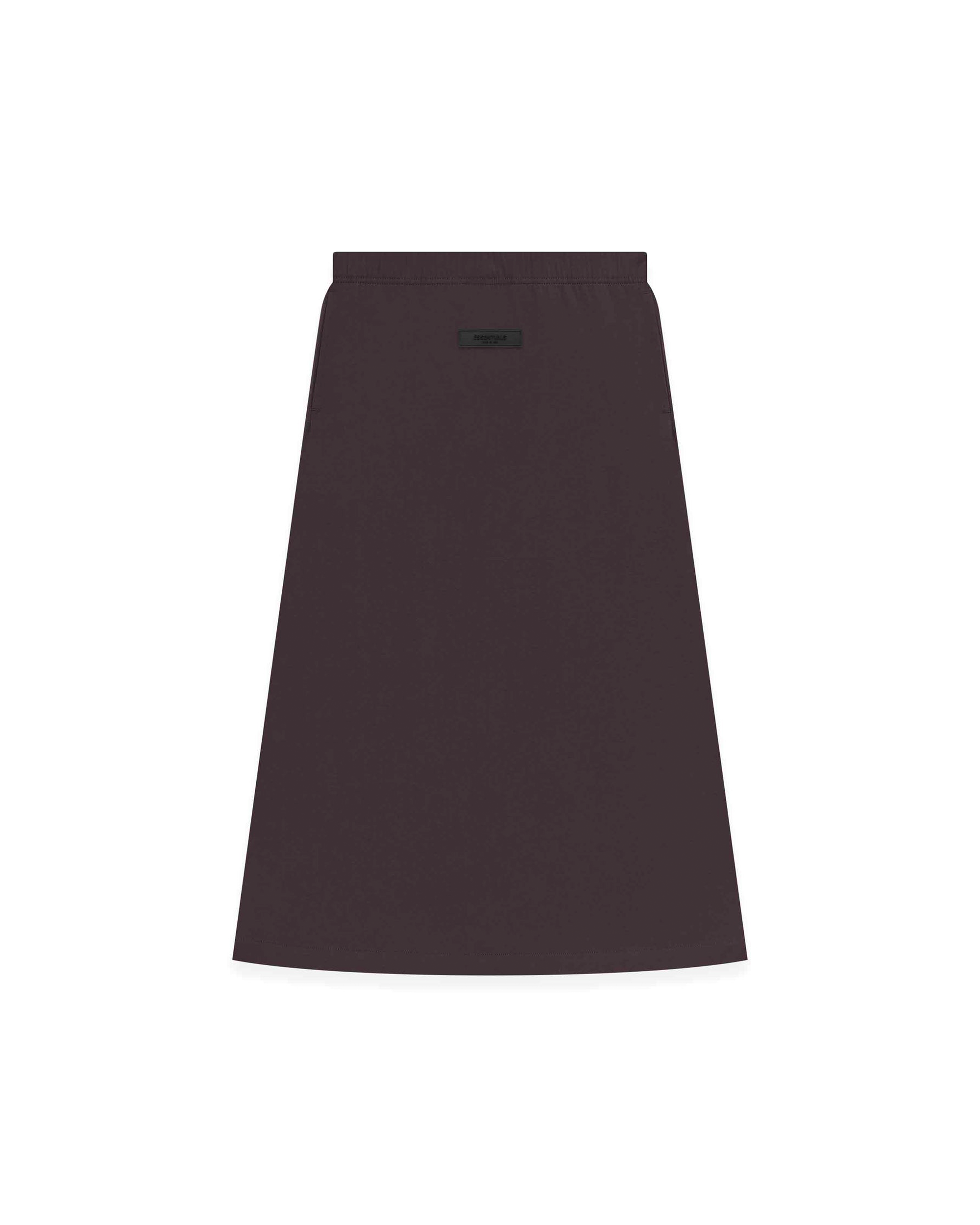 Essentials Long Skirt - Plum
